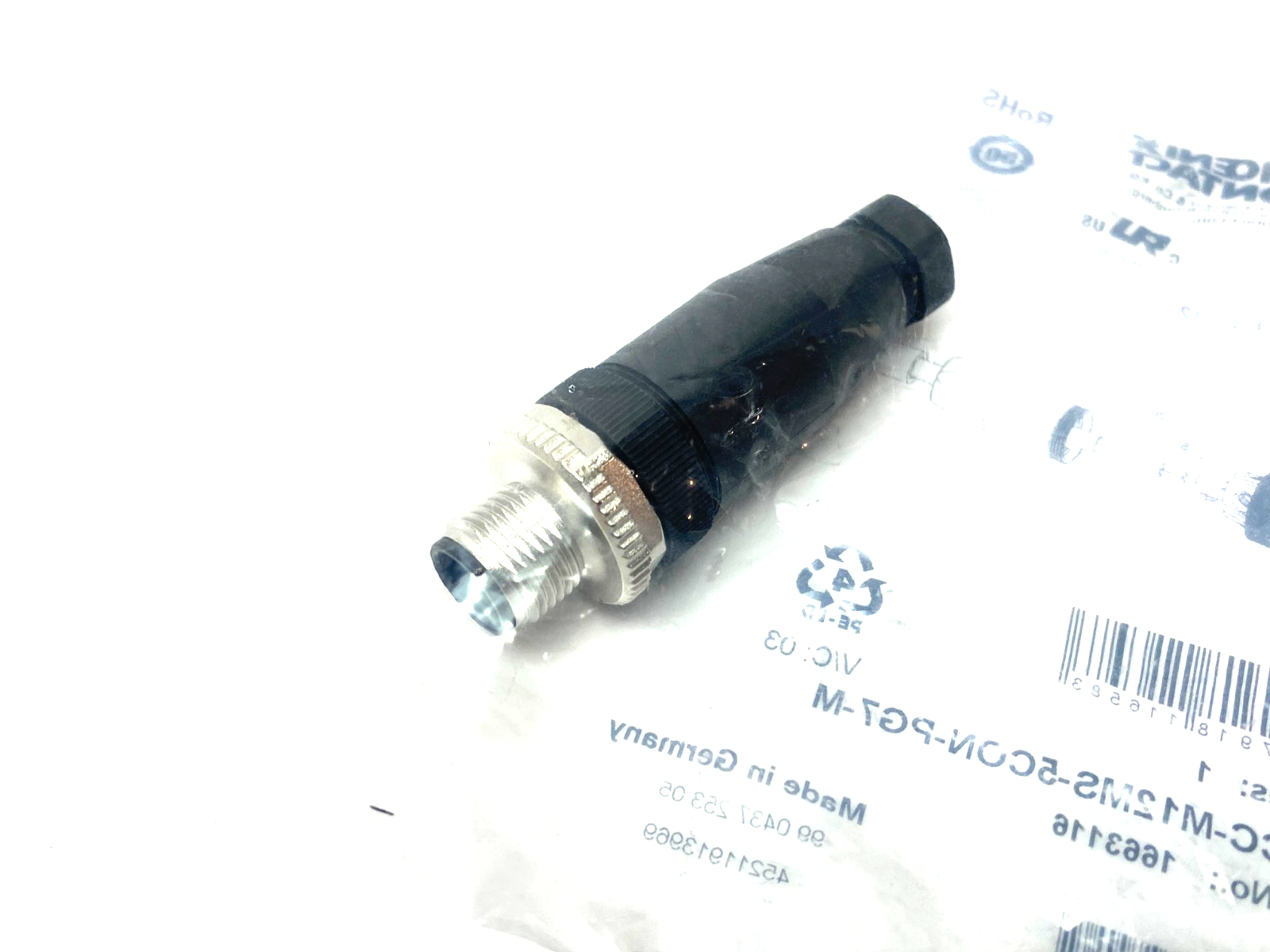 Phoenix Contact SACC-M12MS-5CON-PG7-M Male Wireable Connector M12 5-Pin 1663116 - Maverick Industrial Sales