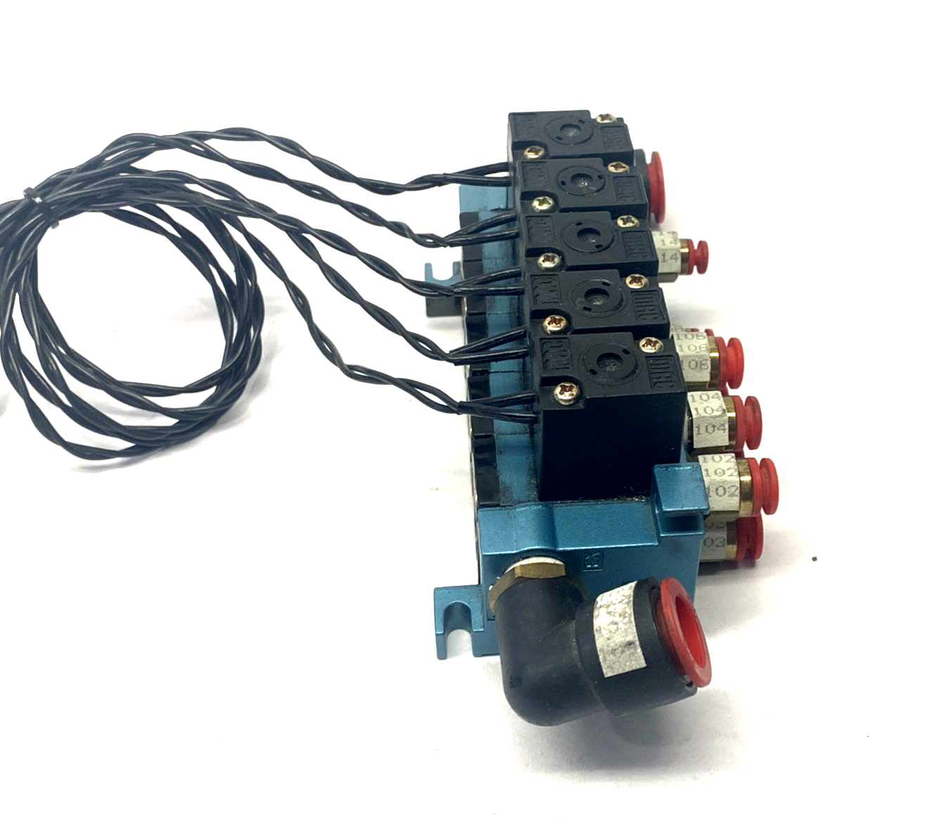 Universal Instruments 47085001/B Valve Pack Manifold Assembly 45A-SA1-DFEA-1BA - Maverick Industrial Sales