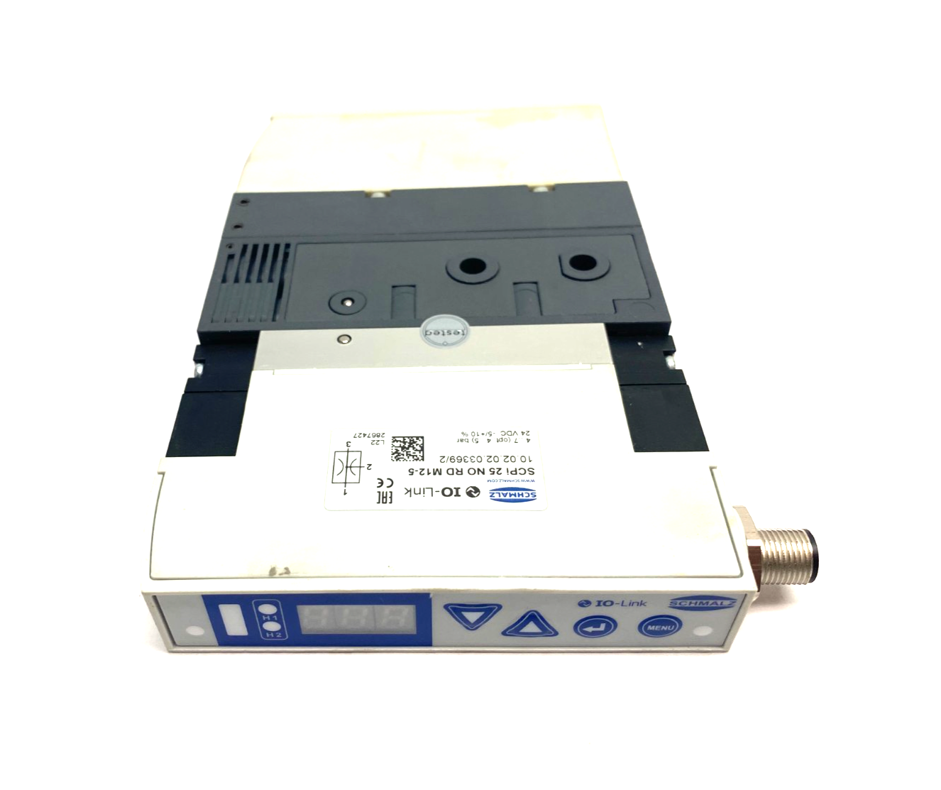 Schmalz SCPi 25 NO RD M12-5 Compact Vacuum Ejector M12, 10.02.02.03369/2 - Maverick Industrial Sales