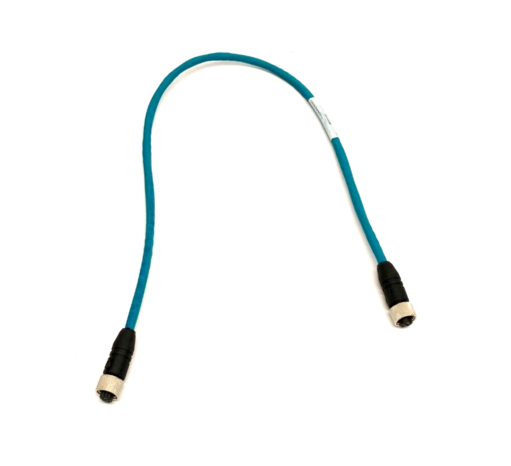 Lumberg Automation 0985 806 112/0.5M Ethernet Cable M12 4-Pin 900004098 - Maverick Industrial Sales