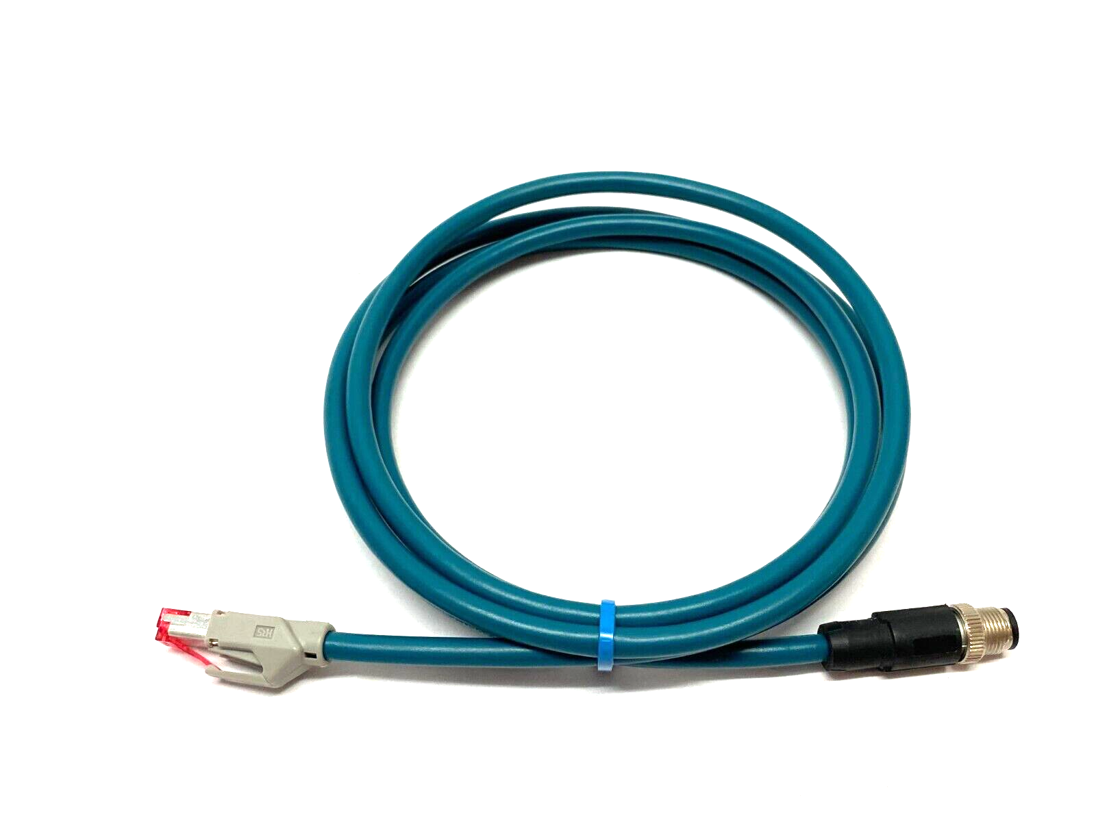 SMC EX9-AC020EN-PSRJ Serial Communication Cable M12 4-Pin Male to RJ45 2m Length - Maverick Industrial Sales