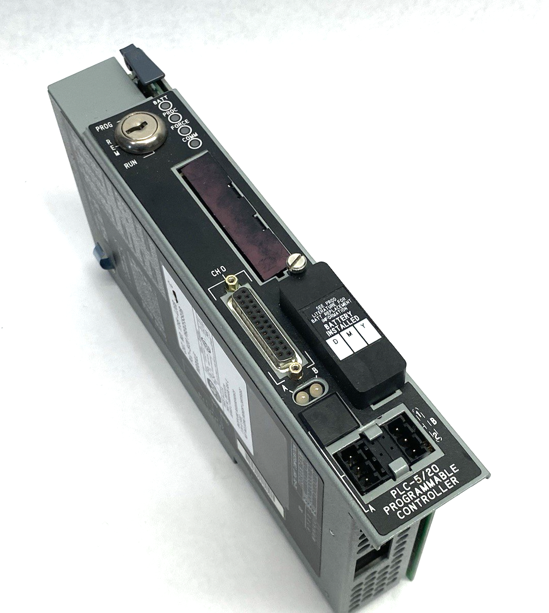 Allen Bradley 1785-L20B Ser. C PLC-5/20 Processor Module BROKEN LOCK LATCH - Maverick Industrial Sales