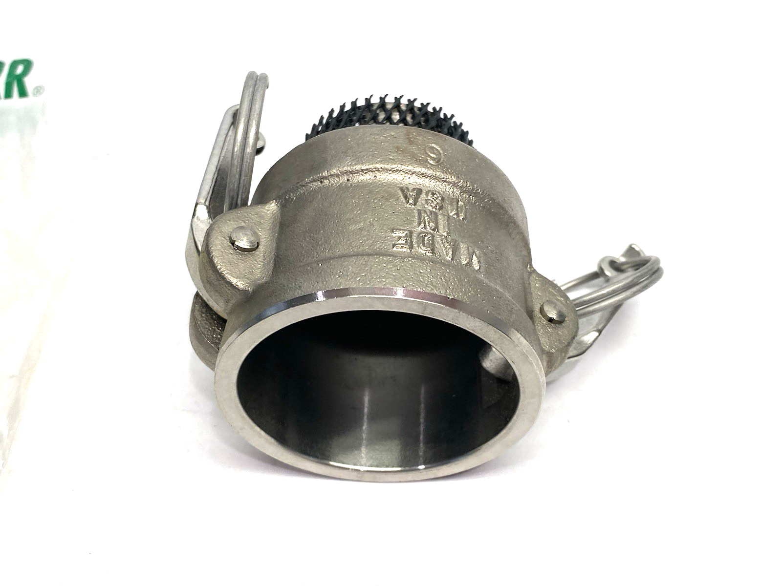 6795K132 | Stainless Steel Cam-and-Groove Hose Coupling 2-Lever 1-1/2 NPT Male - New - Maverick Industrial Sales