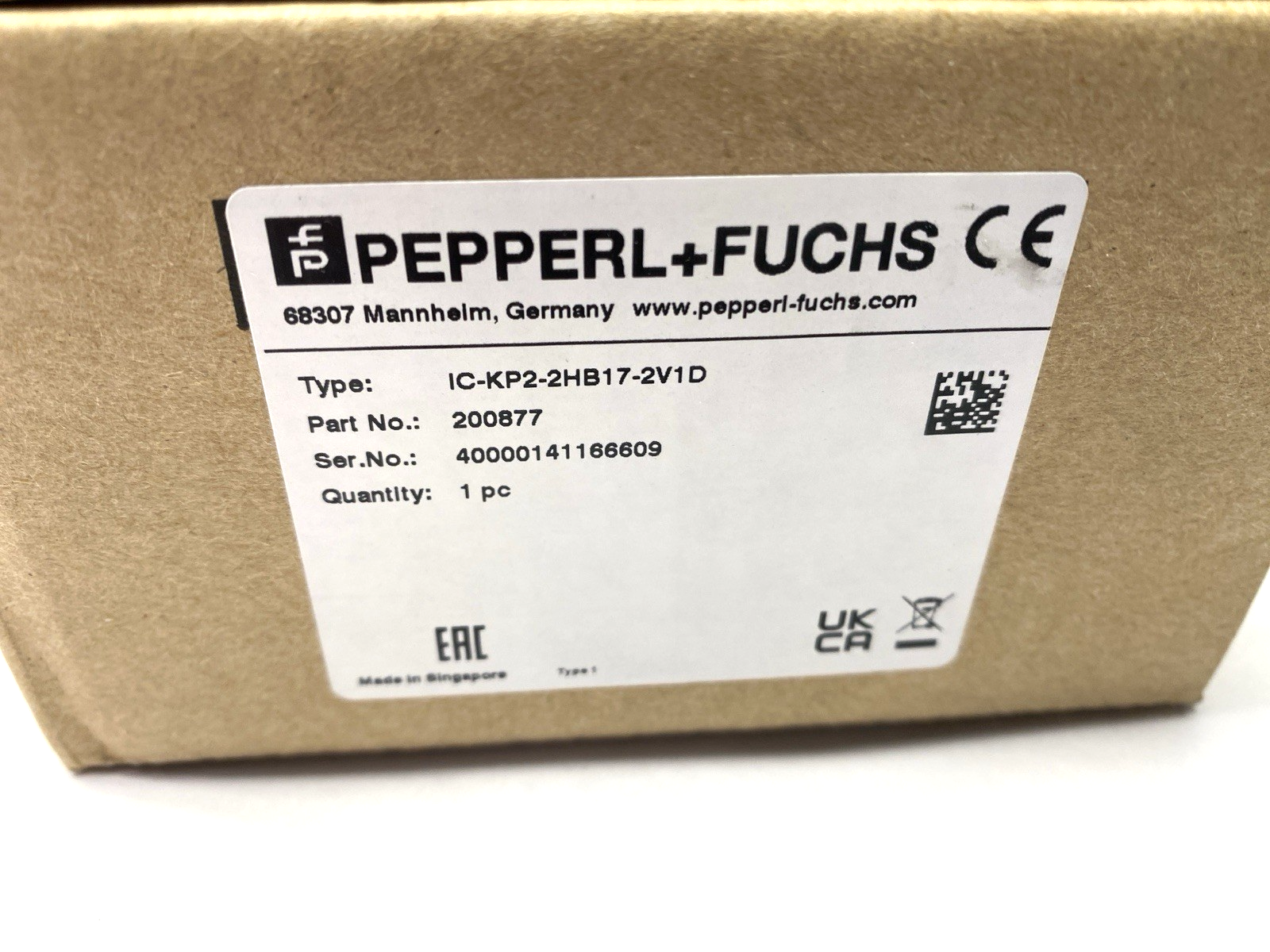 Pepperl+Fuchs IC-KP2-2HB17-2V1D Dent EtherNET Control Interface Unit 200877 - Maverick Industrial Sales