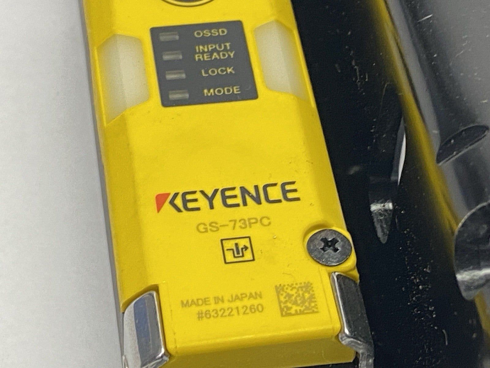 GS-73PC | Keyence Safety Interlock Switch High Performance Type M12 w/ GS-A21 - Used - Maverick Industrial Sales