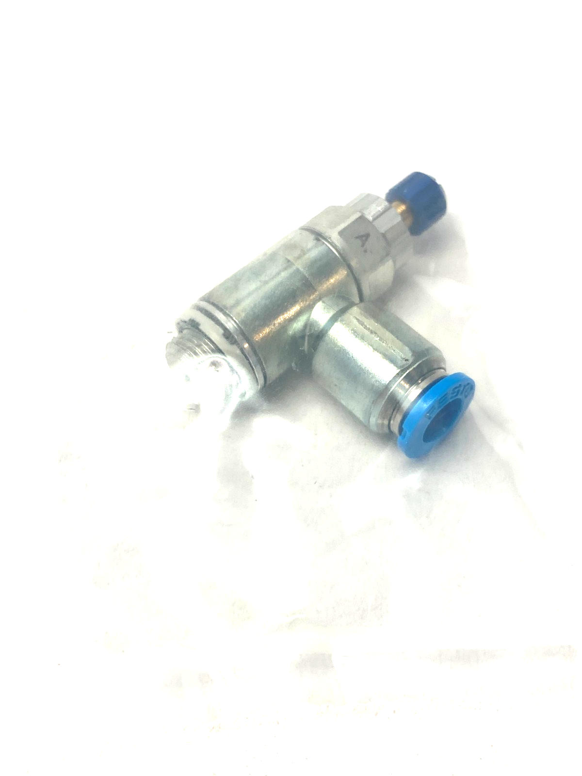 Festo GRLA-1/8-QS-6-RS-D One-Way Flow Control Valve Fitting 6mm Tube OD 197581 - Maverick Industrial Sales