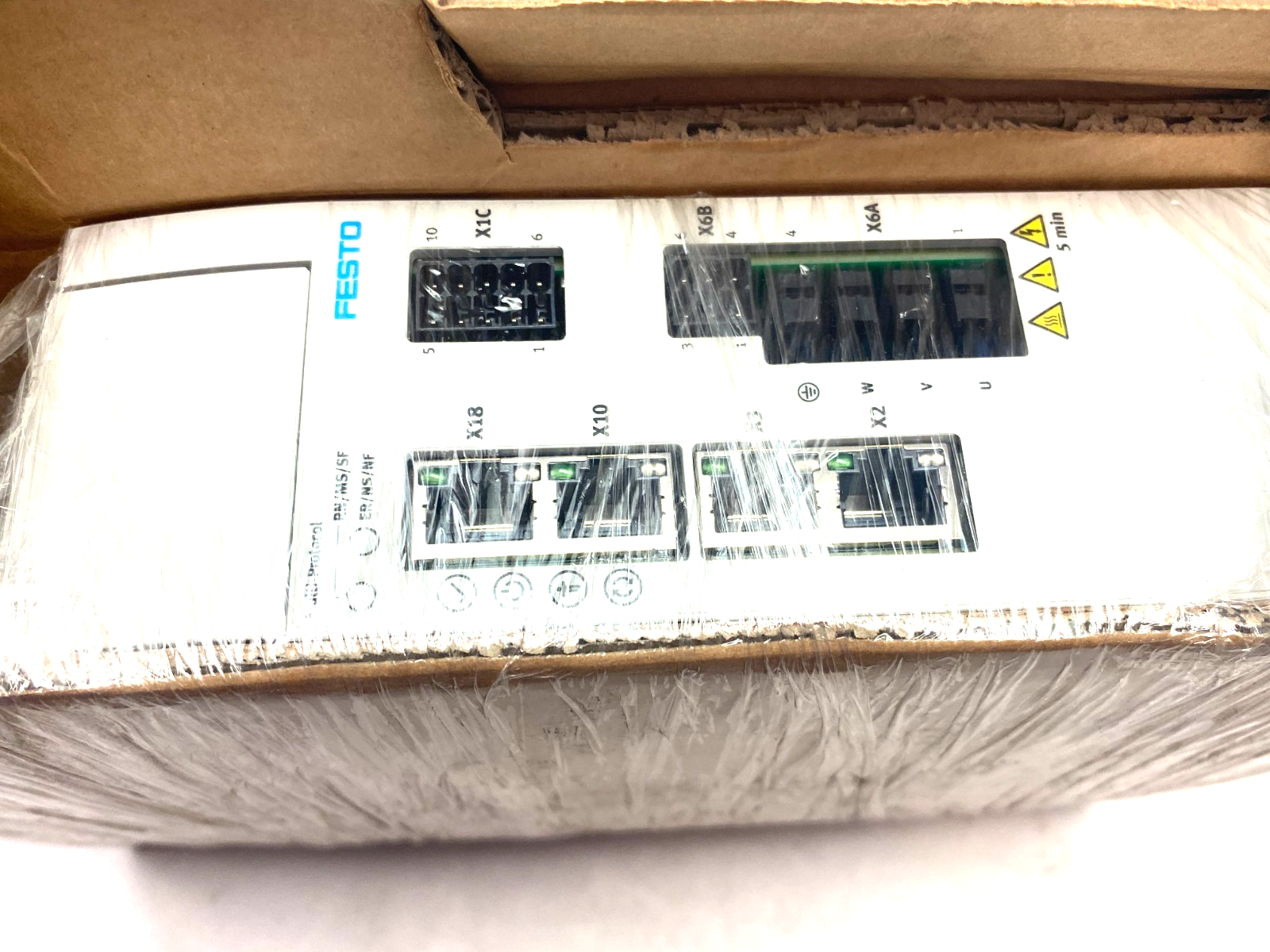 Festo CMMT-AS-C5-11A-P3-MP-S1 Servo Drive, Vertical Mount, 6A, 400V, 8143167 - Maverick Industrial Sales