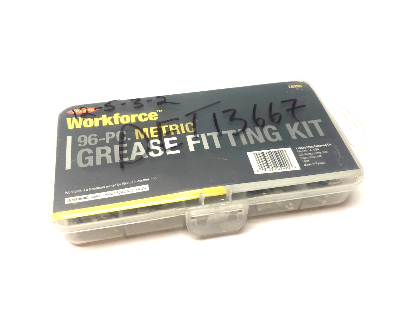Legacy Workforce L5990 Metric Type Grease Fitting Kit 96 PCS - Maverick Industrial Sales