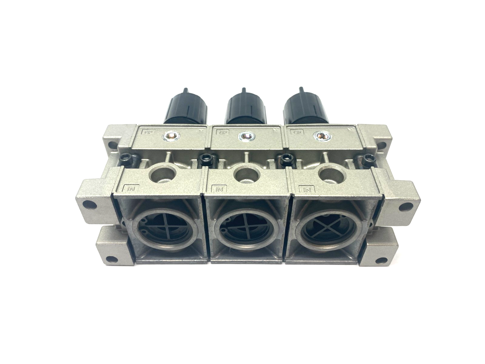 SMC NARM2500-03A-N02 Modular 3-Regulator Manifold 1/4" NPT - Maverick Industrial Sales