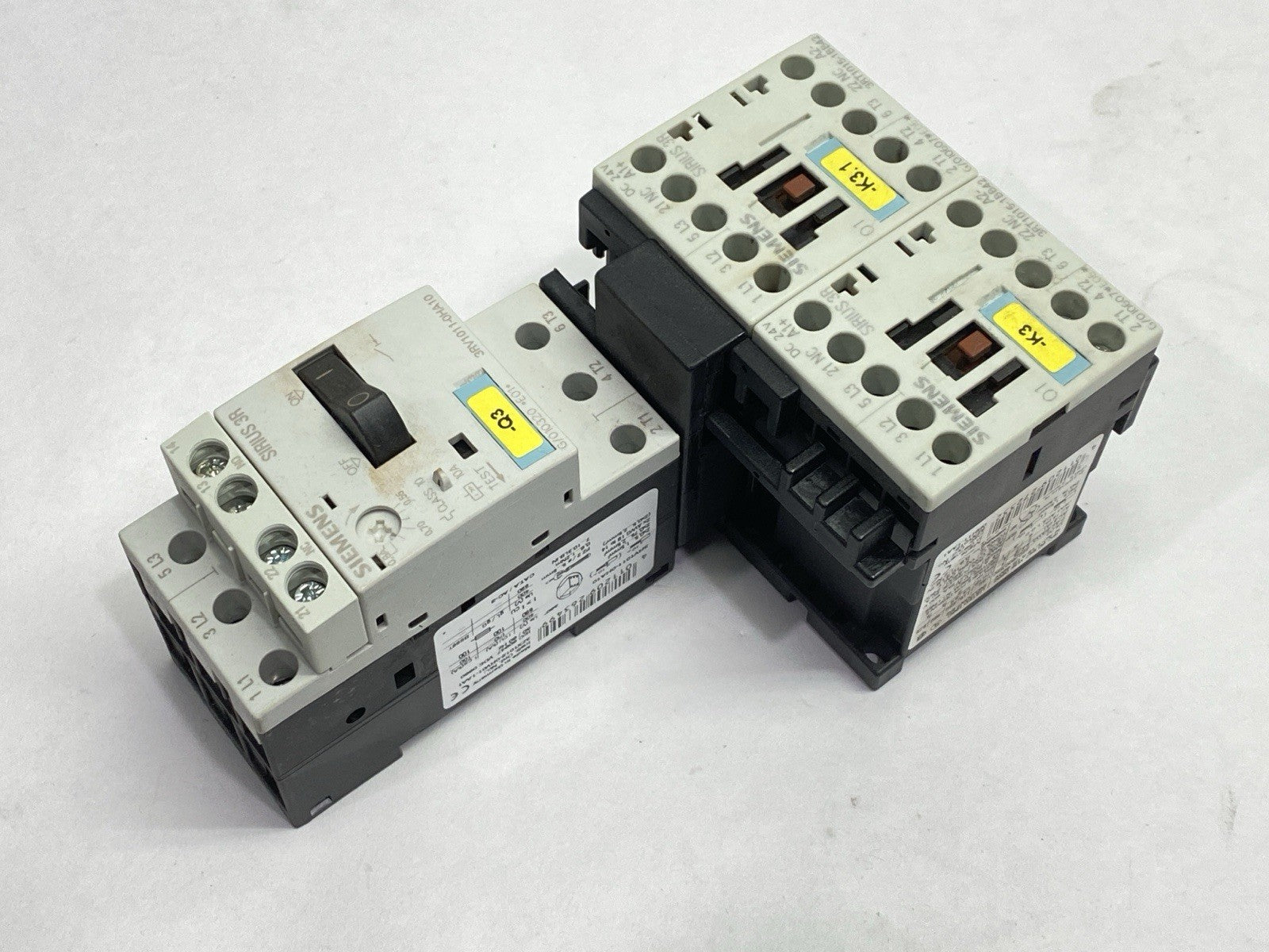 Siemens 3RA1210-0HA15-0BB4 Starter Combination Reversing 0.55-0.8A 400VAC 24VDC - Maverick Industrial Sales