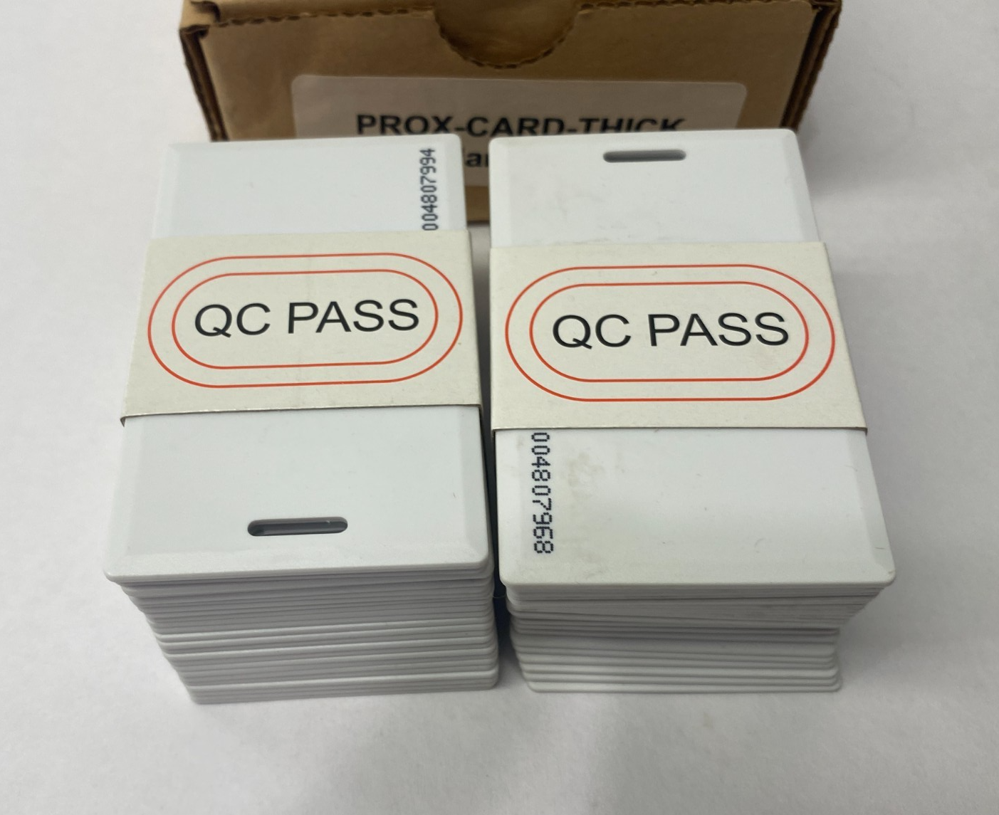 ZKTeco 125KHz Proximity Cards, Thick, Clamshell, BOX OF 50 - Maverick Industrial Sales