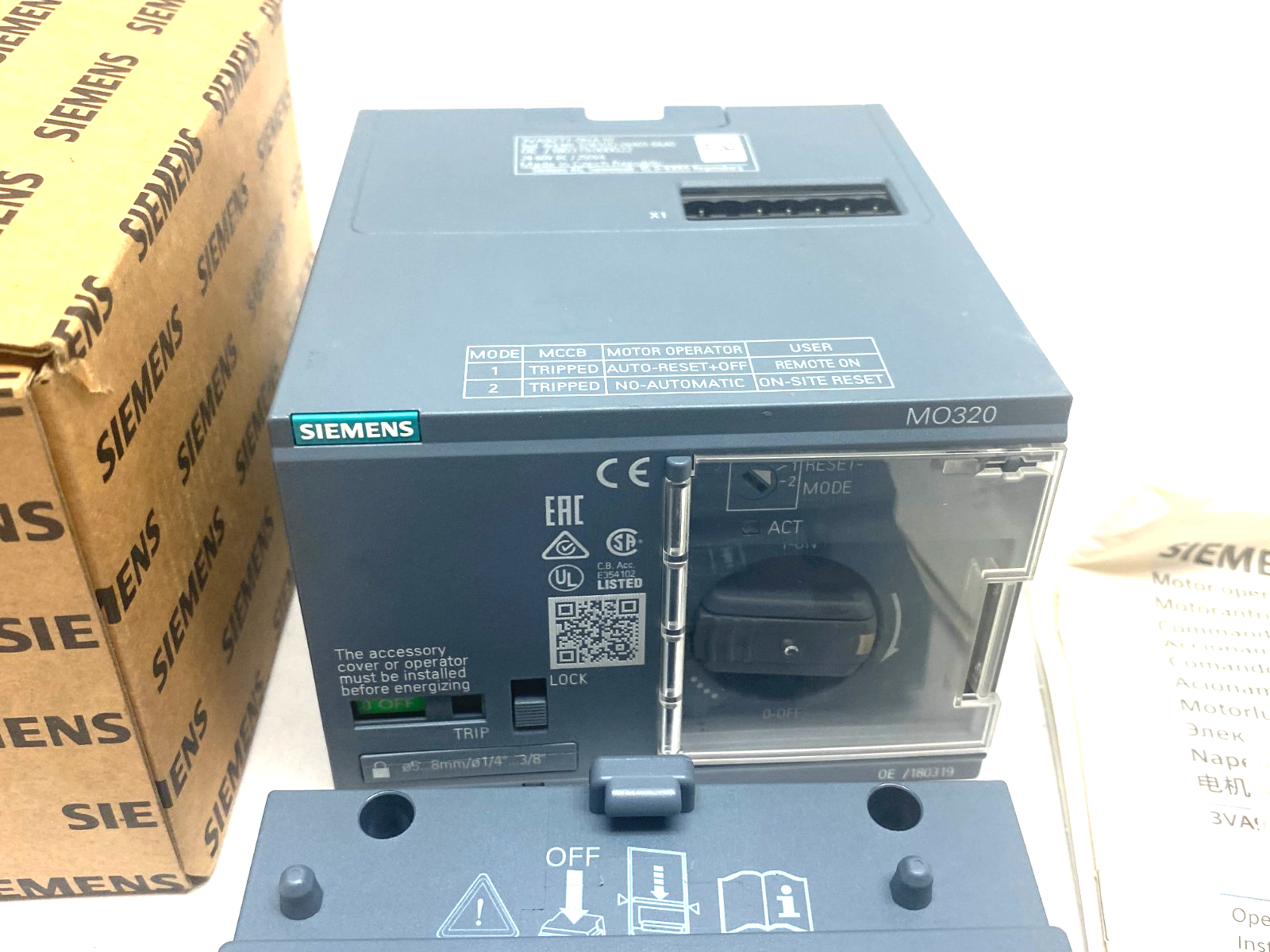 Siemens 3VA9277-0HA10 Motor Operator MO320 24-60 V DC Accessory for 3VA52 - Maverick Industrial Sales