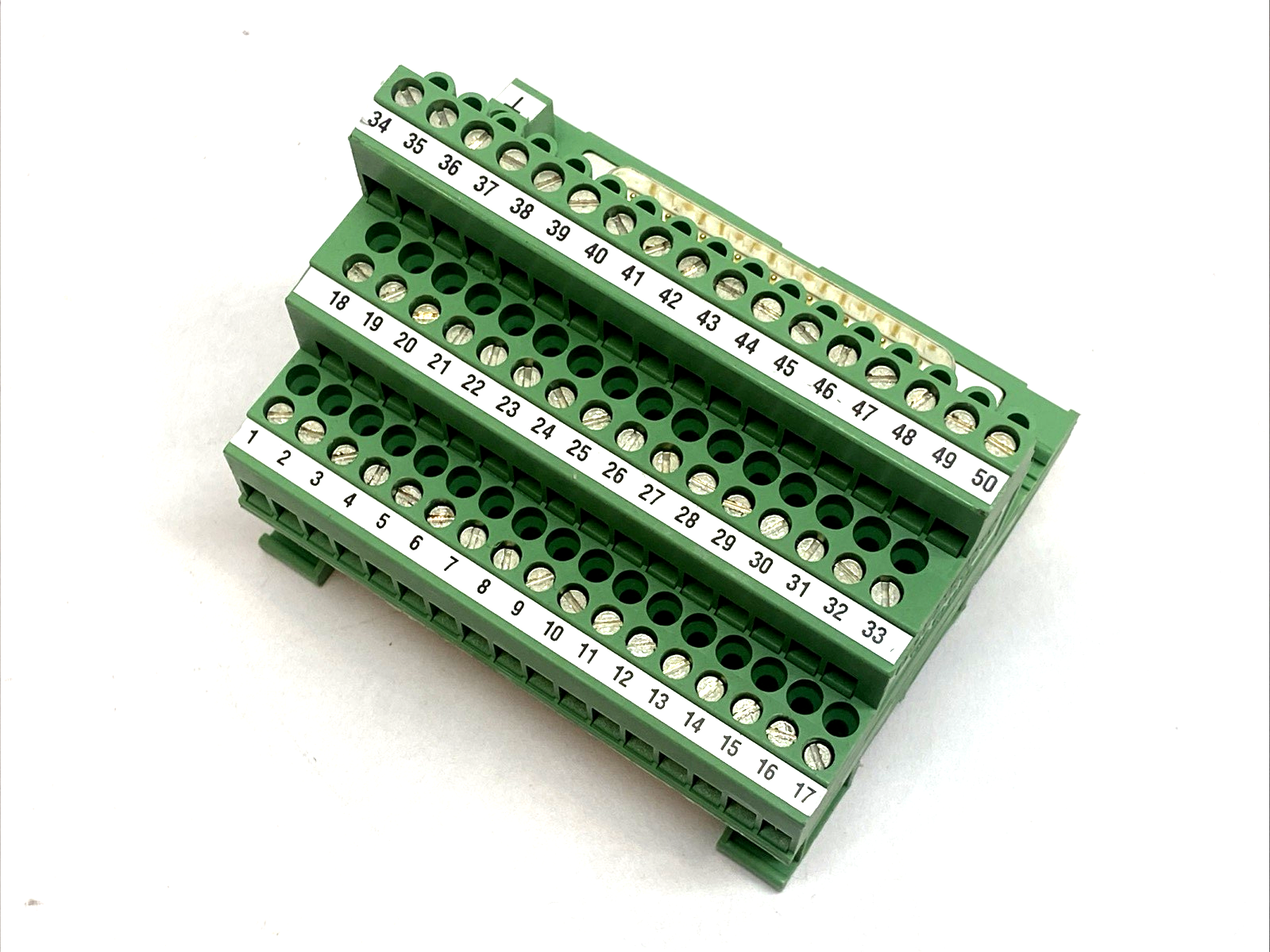 FLK-D50 SUB/S,2283647 | Phoenix Contact FLK-D50 SUB/S VARIOFACE Termination Board Interface Mod. 2283647 - Used - Maverick Industrial Sales