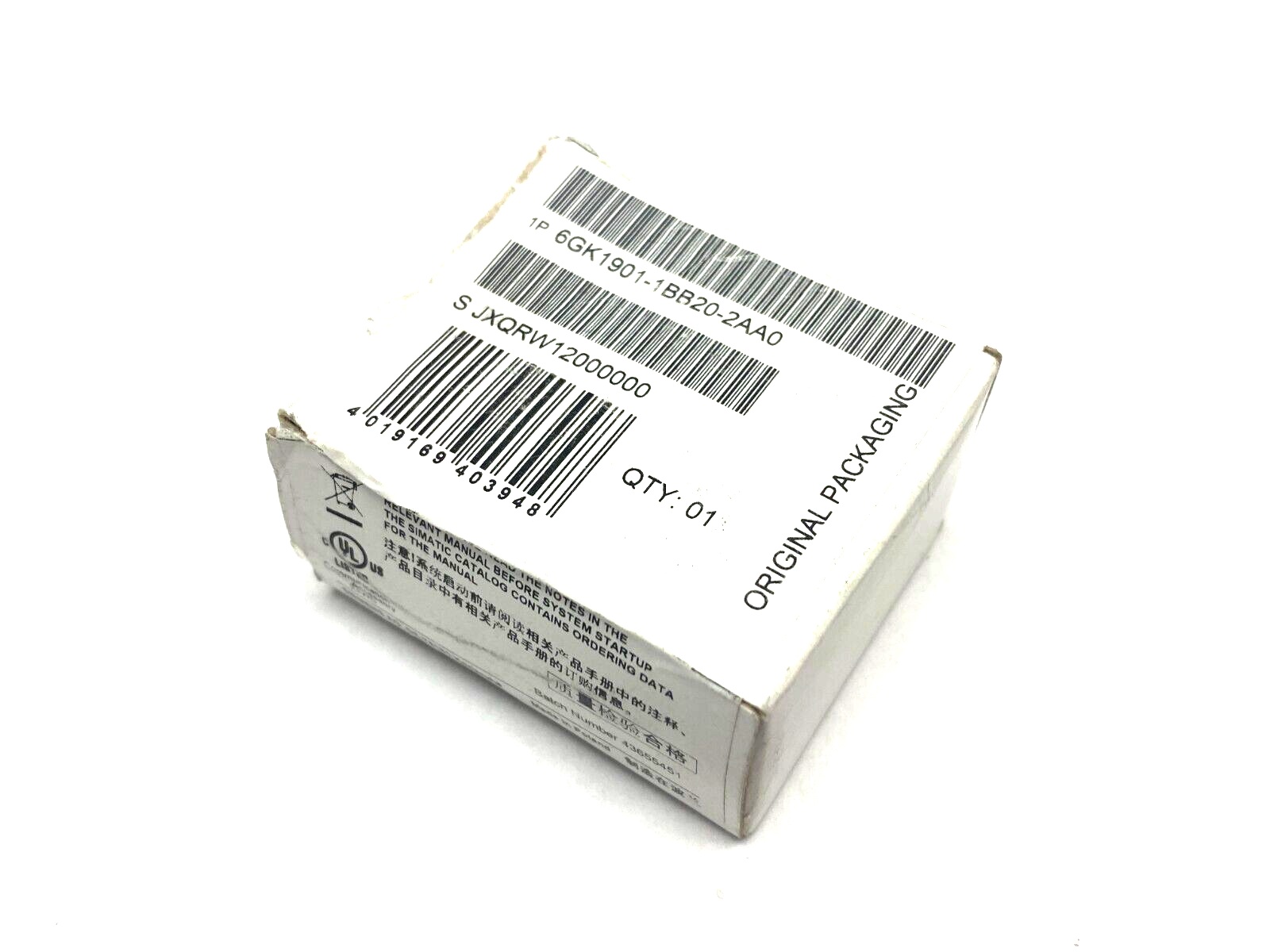 6GK1901-1BB20-2AA0 | Siemens SIMATIC NET Ethernet FastConnect Cabling Plug Kit - New – Open box - Maverick Industrial Sales