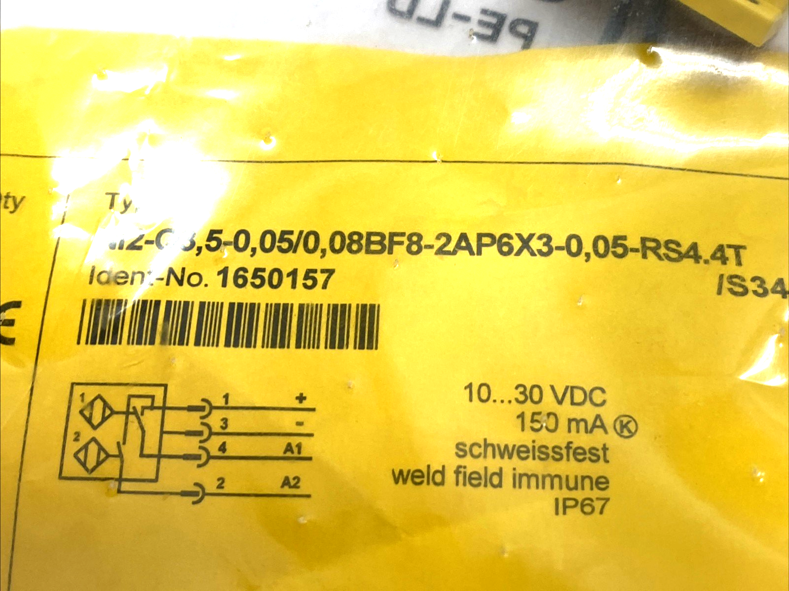 Ni2-Q3,5-0,05/0,08BF8-2AP6X3-0,05-RS4.4T | Turck Inductive Sensor 2mm PNP 1650157 - New - Maverick Industrial Sales
