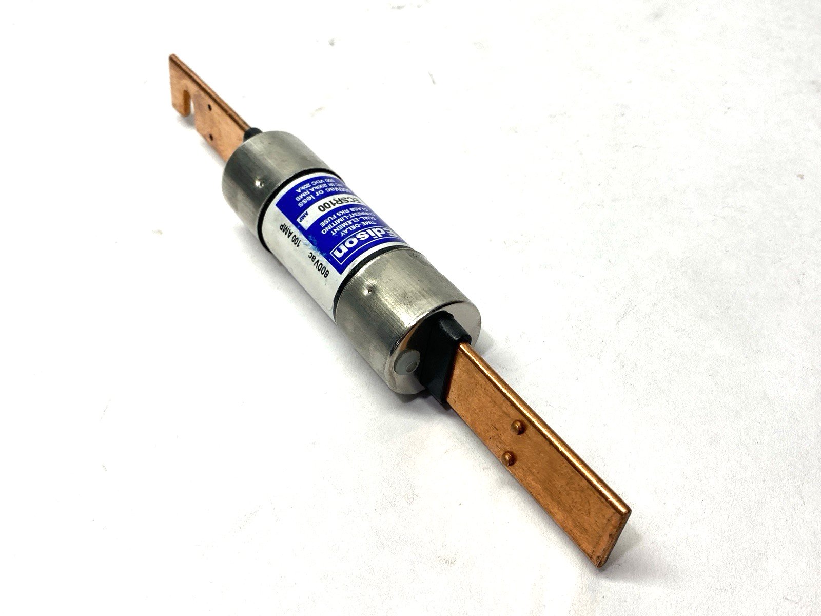 Edison ECSR100 Time Delay Dual Element Fuse Class RK5 600VAC 100A - Maverick Industrial Sales