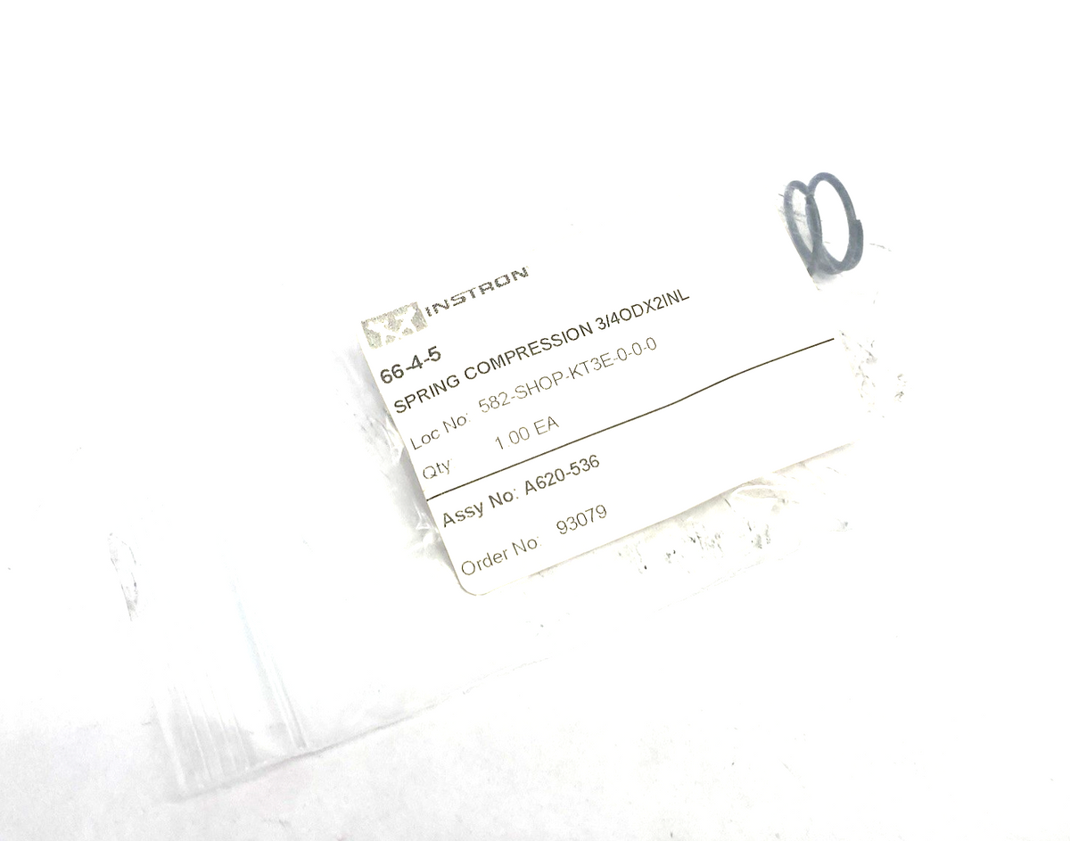 Instron 66-4-5 Compression Spring 3/4" OD x 2" L - Maverick Industrial Sales