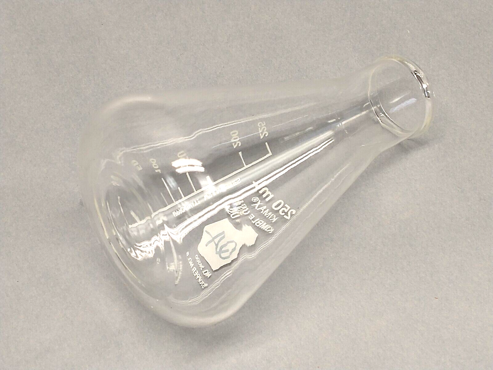 Kimble Kimax (2) 26500-250 250mL & 26650-125 125mL Erlenmeyer Flask SET OF 3 - Maverick Industrial Sales