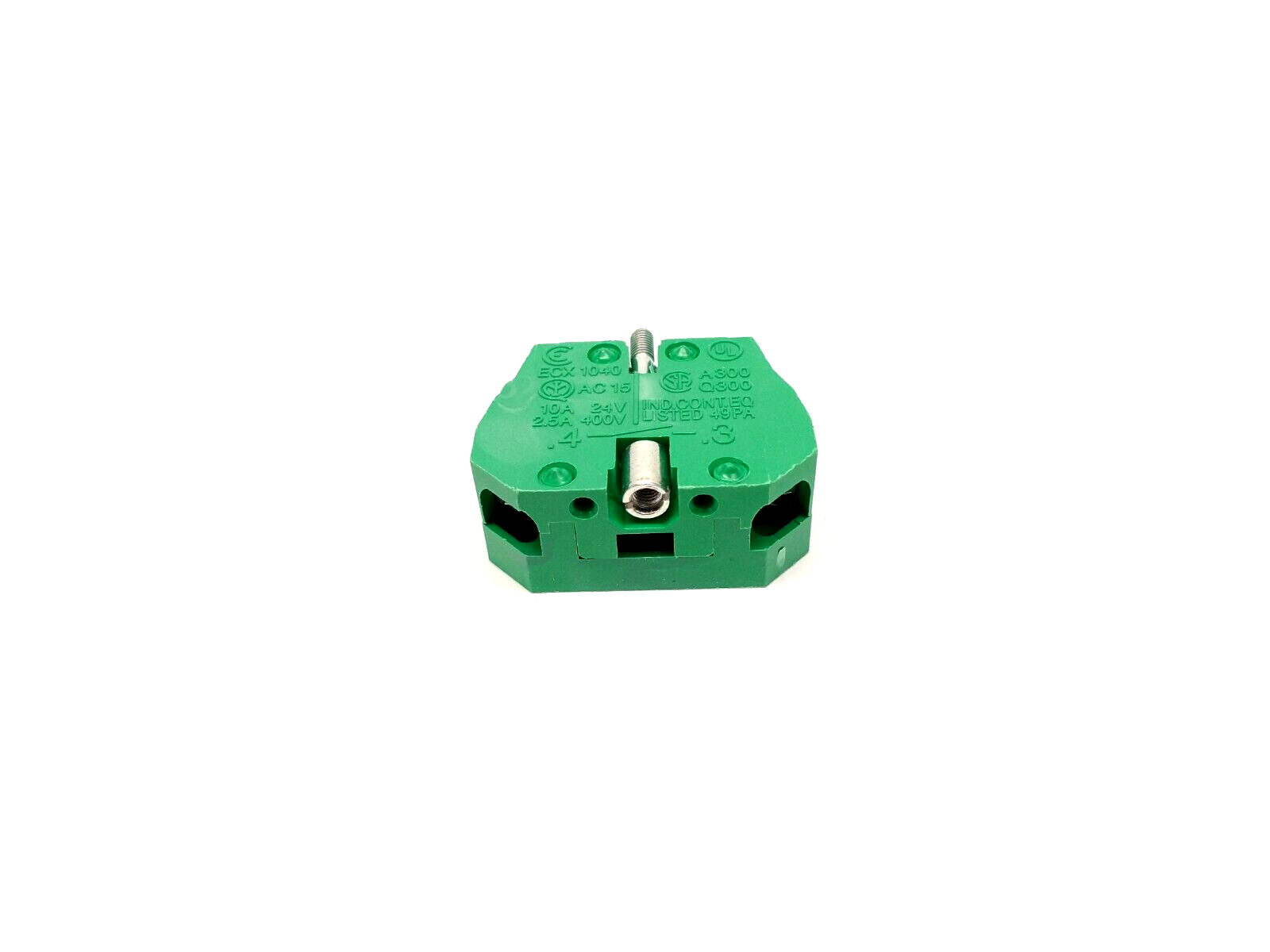 GCX3202-24L,ECX1040 | Automation Direct GCX3202-24L 22mm Green Pushbutton 30mm Operator & ECX1040 - New - Maverick Industrial Sales