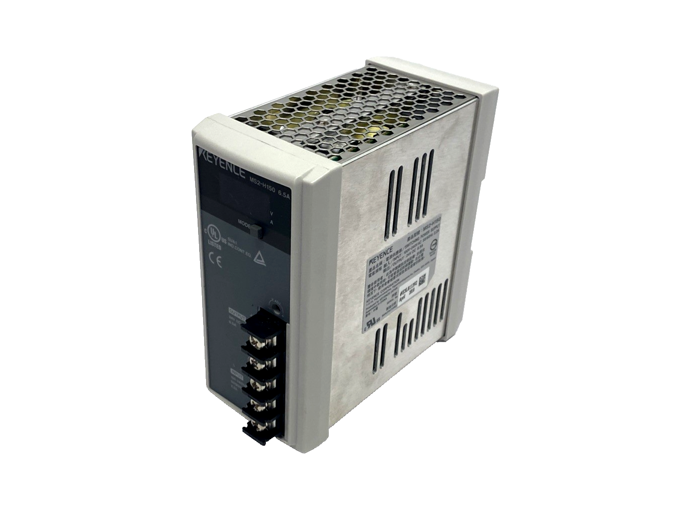 Keyence MS2-H150 Compact Power Supply, 85-264VAC 110-370VDC, 24VDC 6.5A 150W Out - Maverick Industrial Sales