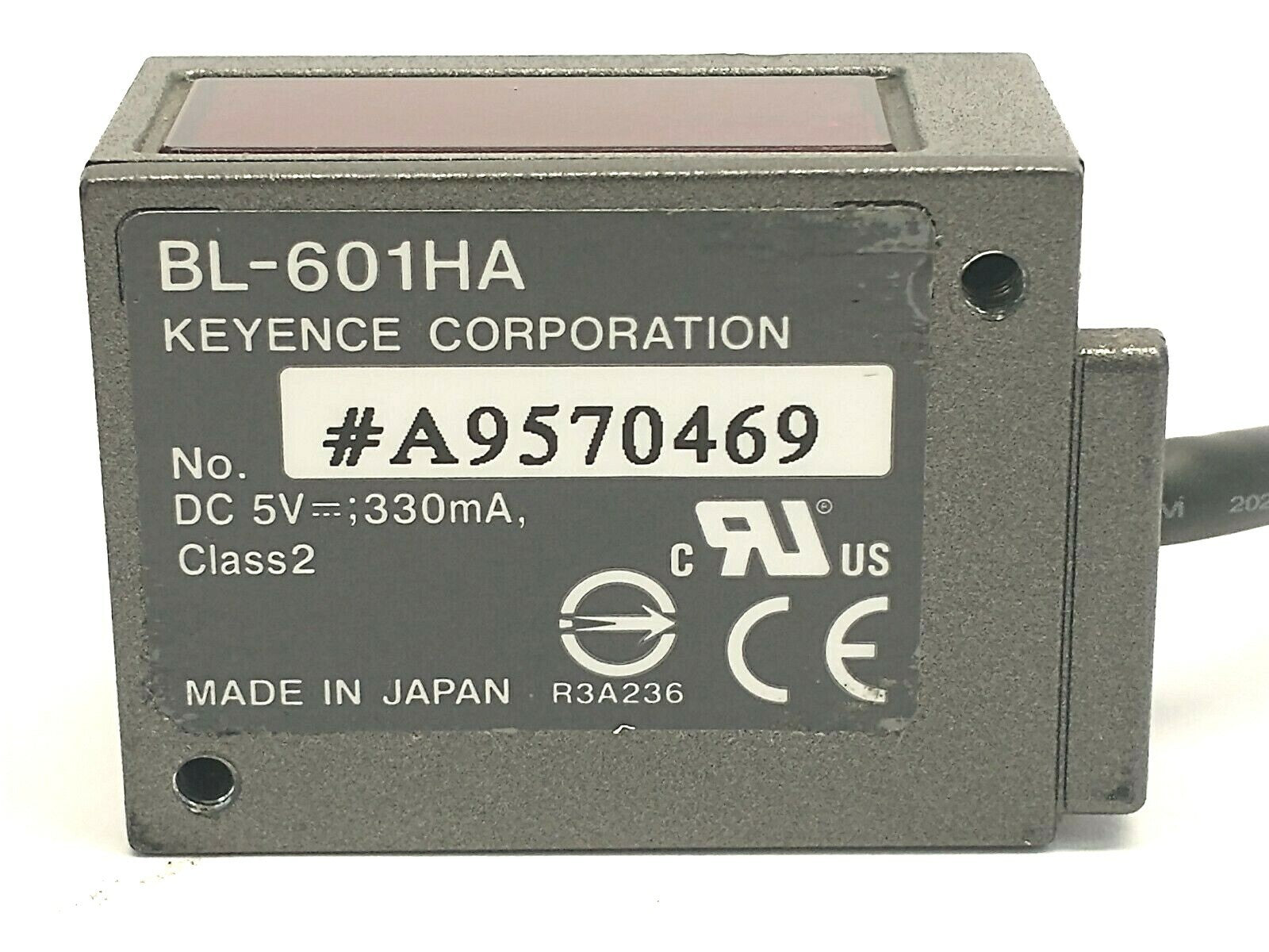 BL-601HA | Keyence High Resolution Front Raster Ultra Small Laser Barcode Reader - Used - Maverick Industrial Sales