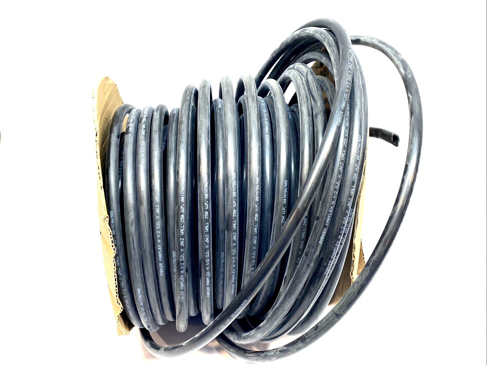 NB-8-062 | Parker Nylon Tubing 1/2" OD 3/8" ID 0.062" Wall Black - New – Open box - Maverick Industrial Sales