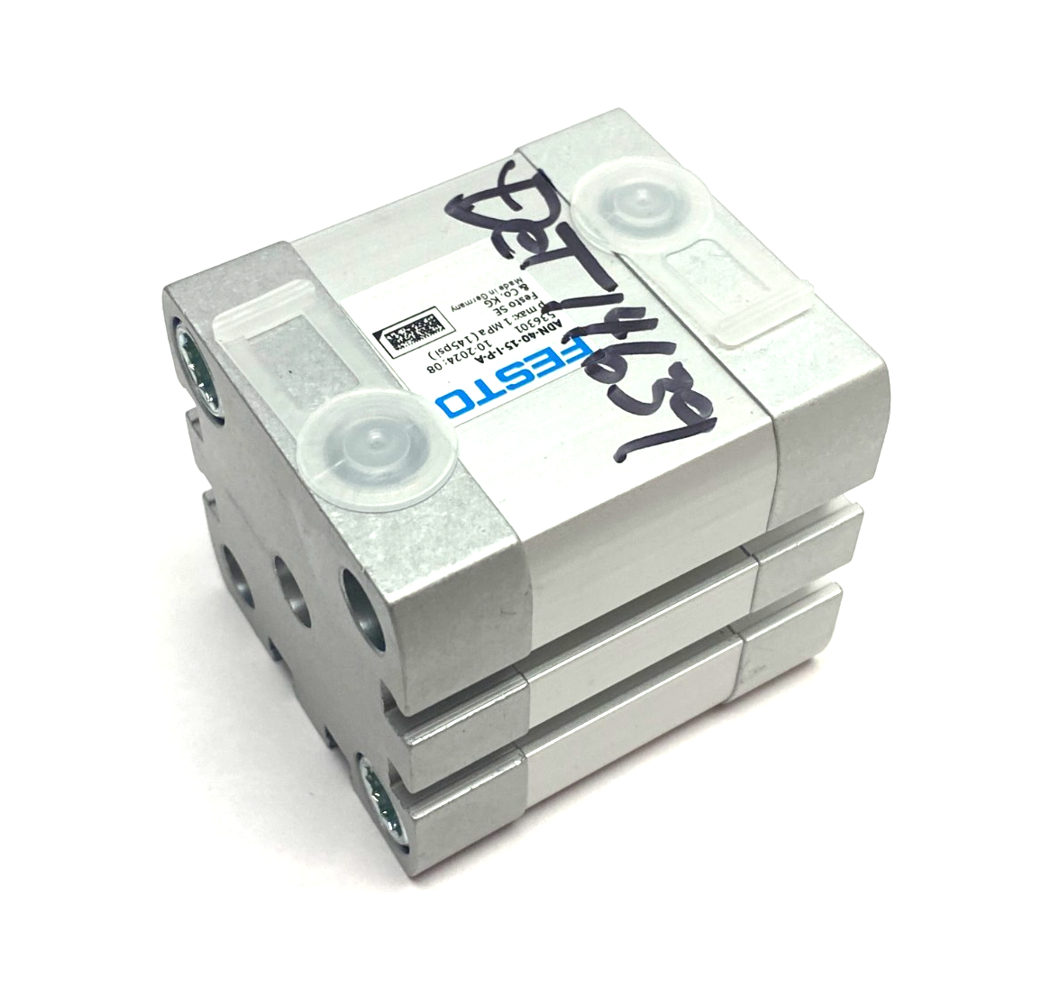 Festo ADN-40-15-I-P-A Compact Cylinder Dbl-Acting 15mm Stroke 40mm Bore 536301 - Maverick Industrial Sales