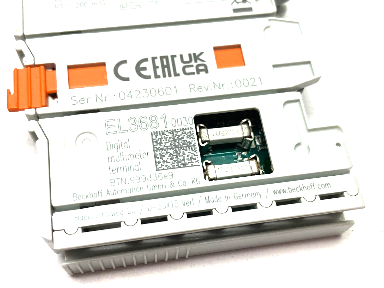 Beckhoff EL3681-0030 EtherCAT 1-Channel Analog Input Terminal, Multimeter 19-Bit - Maverick Industrial Sales
