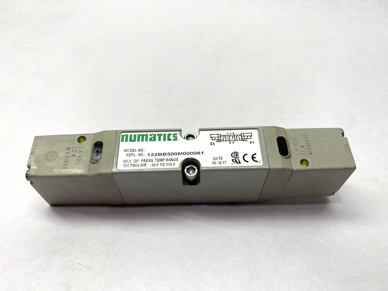 Numatics 122BB500M000061 Solenoid Valve 5-Port - Maverick Industrial Sales