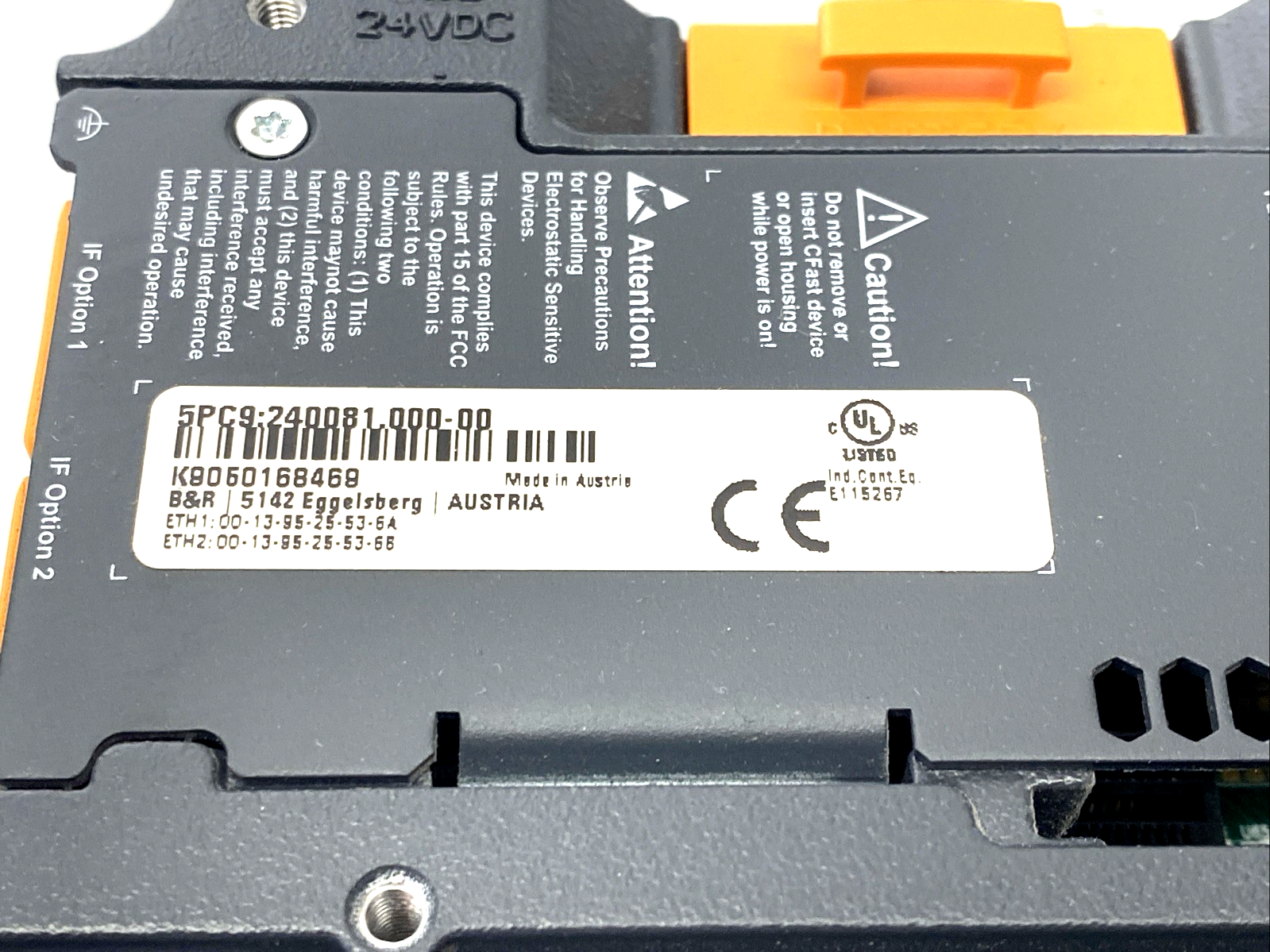 B&R 5PC9:240081.000-00 Panel PC 900 15" Touch PC 1C 1.4/1.3GHz 5AP923.1505-00 - Maverick Industrial Sales