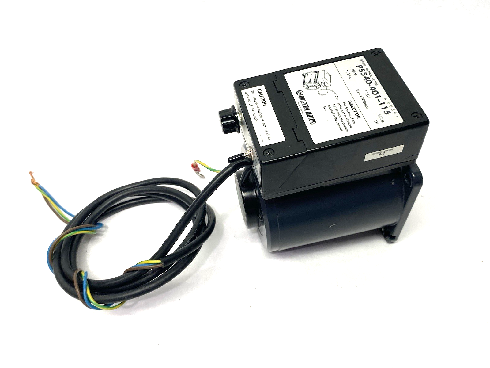Oriental Motor PS540-401-115 Speed Control Motor 40W 115V 90~1700rpm - Maverick Industrial Sales