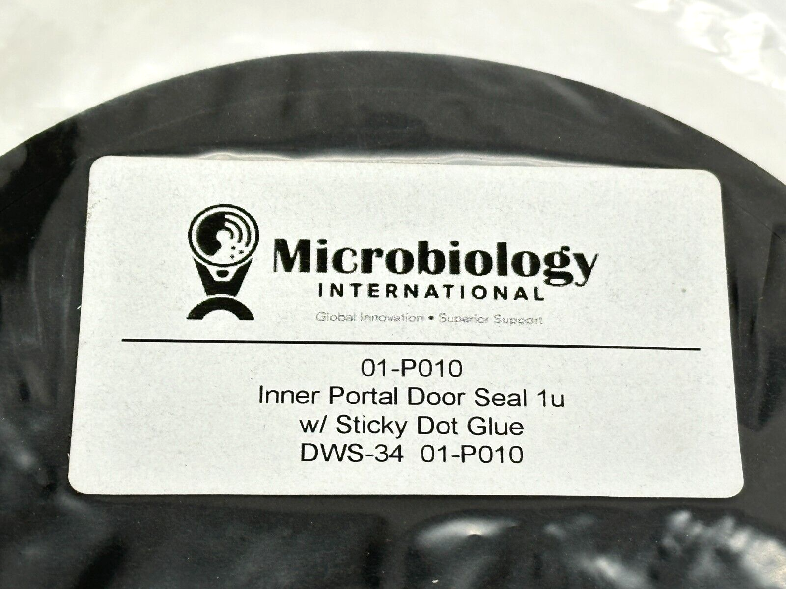 Microbiology International 01-P010 Inner Portal Door Seal 1u w/ Sticky Dot Glue - Maverick Industrial Sales