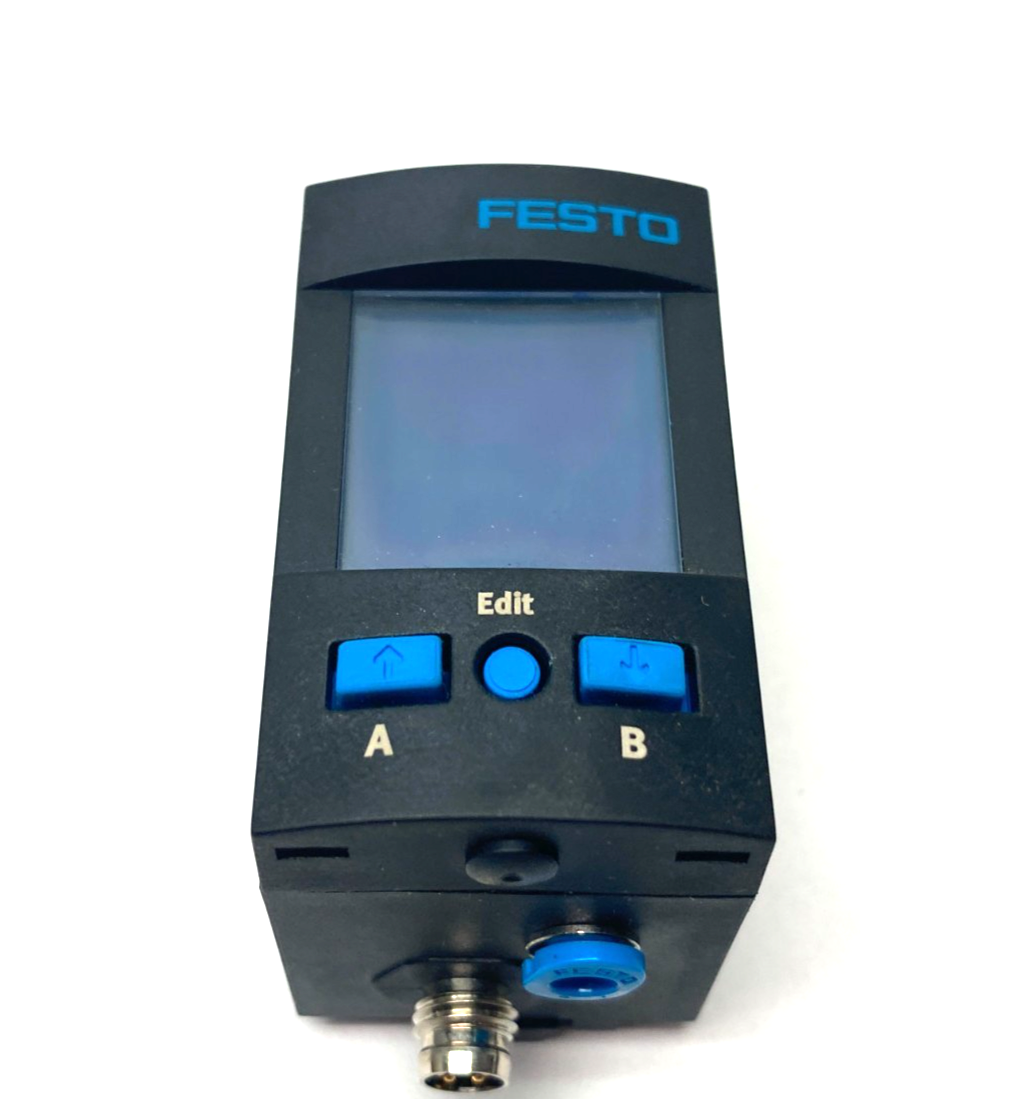 Festo SPAU-P10R-W-Q4D-L-PNLK-PNVBA-M8D Digital Pressure Sensor 8001237 - Maverick Industrial Sales
