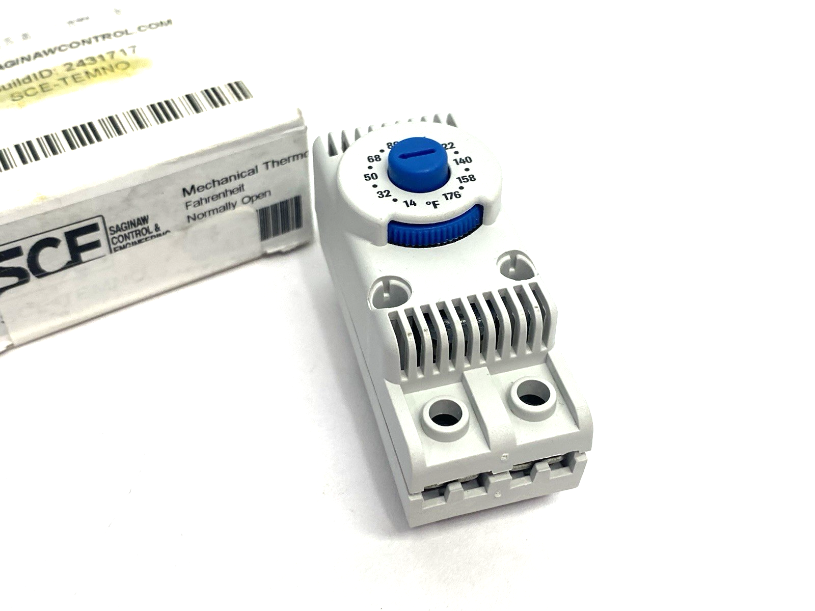 Saginaw Control & Engineering SCE-TEMNO Enclosure Thermostat, Normally Open - Maverick Industrial Sales