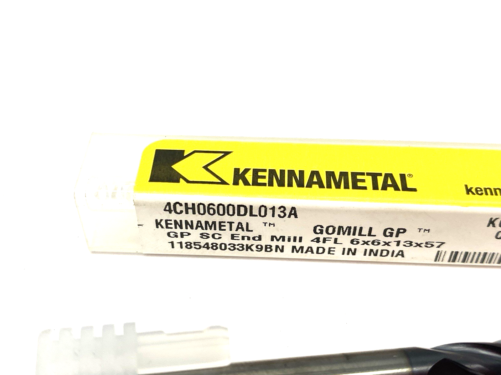 5824178 | Kennametal GOmill™ GP Beveled 4-Channel Smooth Handle 4CH0600DL013A - New – Open box - Maverick Industrial Sales