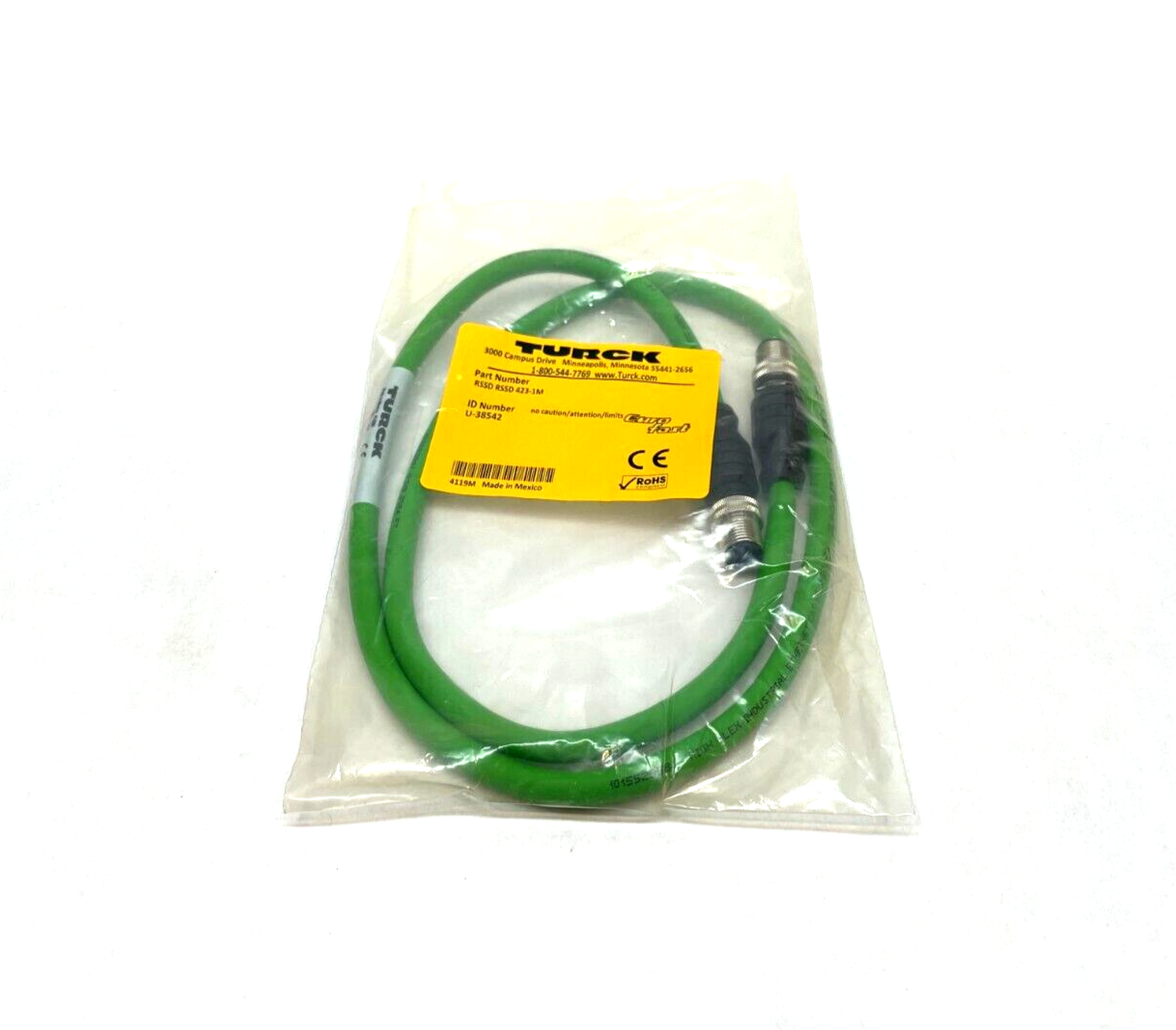 U-38542 | Turck RSSD RSSD 423-1M Eurofast Cable, , 4119M - New - Maverick Industrial Sales