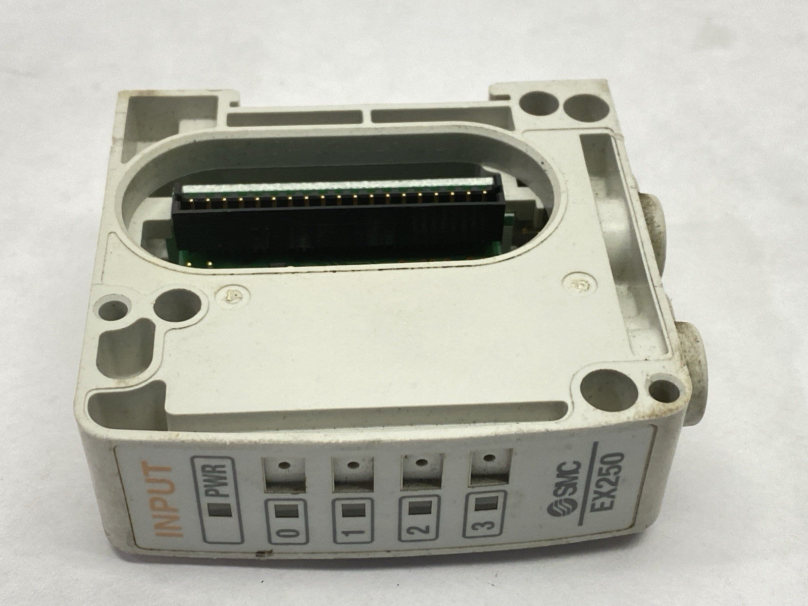 EX250-IE3 | SMC Pneumatic Manifold Input Unit 4x M8 3-Pin - Used - Maverick Industrial Sales
