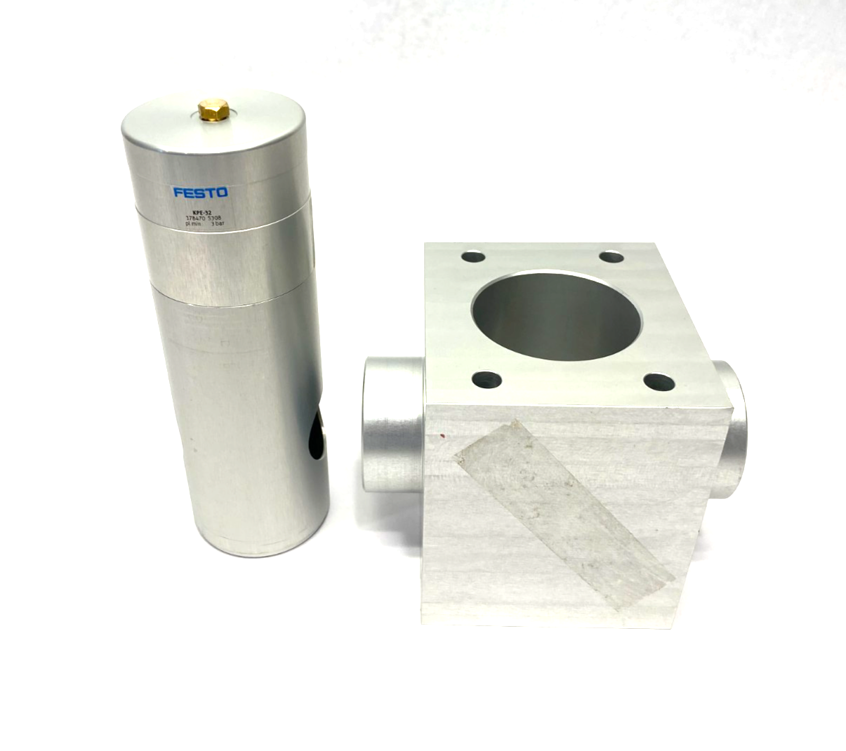 Festo KPE-32 Clamping Unit, Tilt-Wedge Mechanism, for 32mm Rod, 178470 - Maverick Industrial Sales