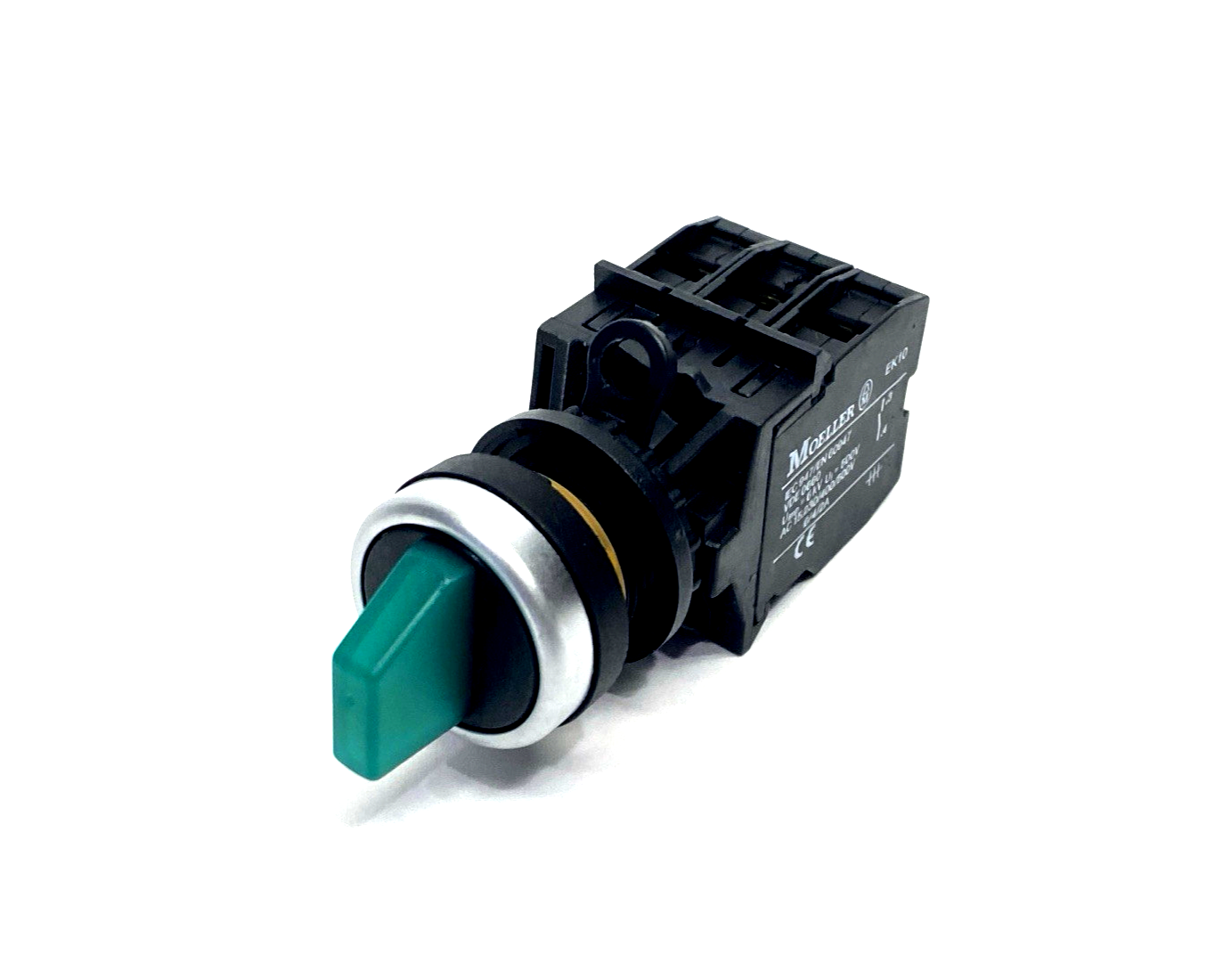 Moeller S-5225-240 3-Pos. Selector Switch, Green RLWK3R2-GN/K20/EF3/GL130 5-PACK - Maverick Industrial Sales
