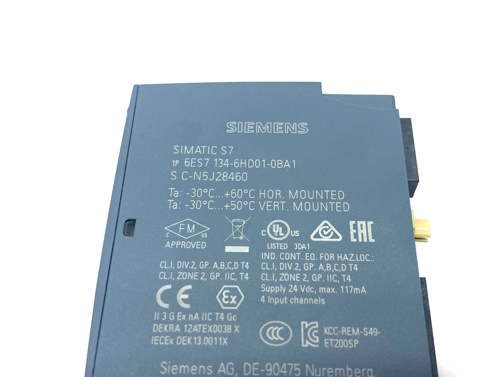 Siemens 6ES7 134-6HD01-0BA1 SIMATIC ET 200SP Analog Input Module AI 4xU/I - Maverick Industrial Sales