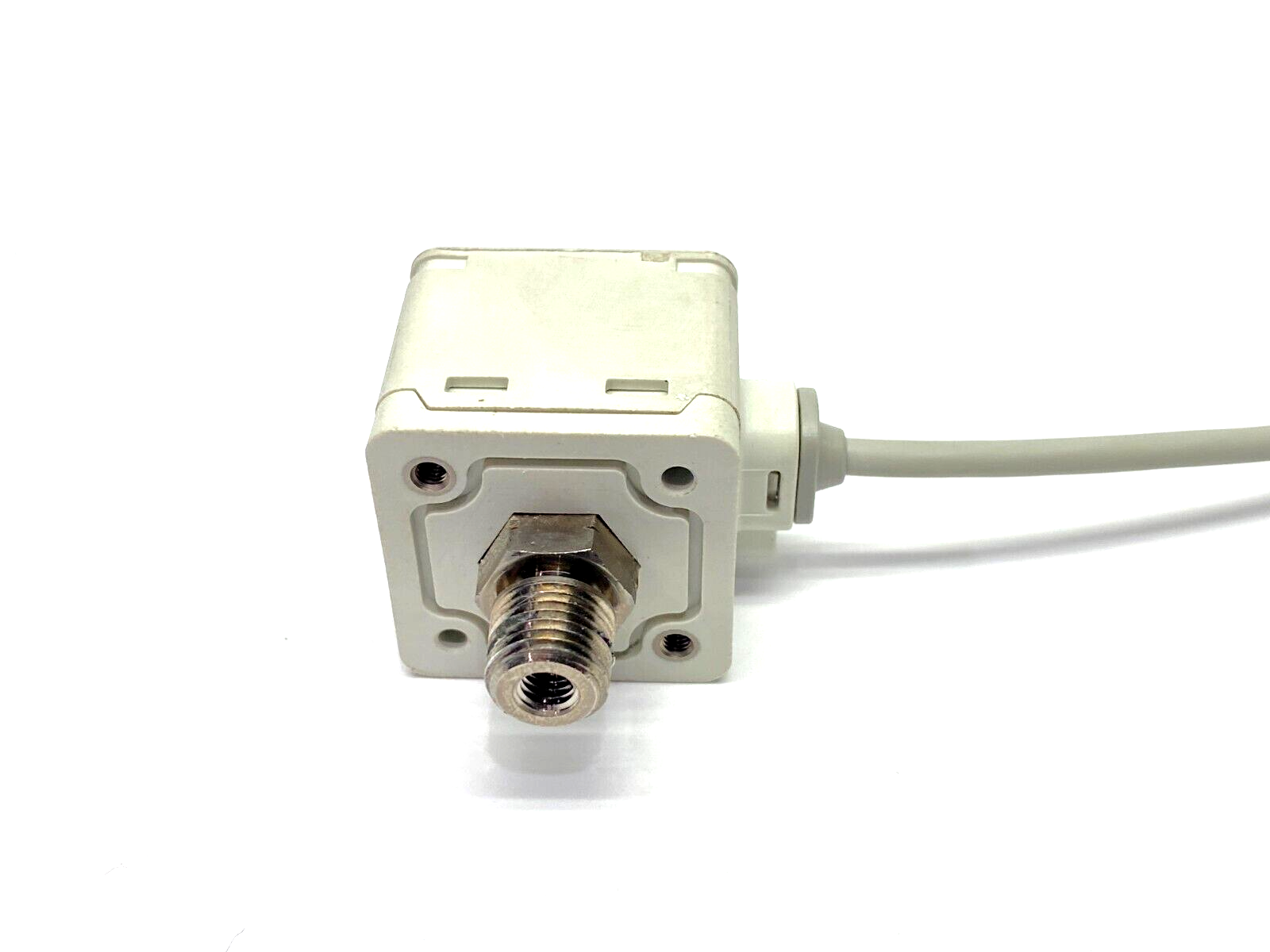 SMC ISE40A-N01-T Pneumatic Pressure Switch w/ 4-Pin Connector - Maverick Industrial Sales