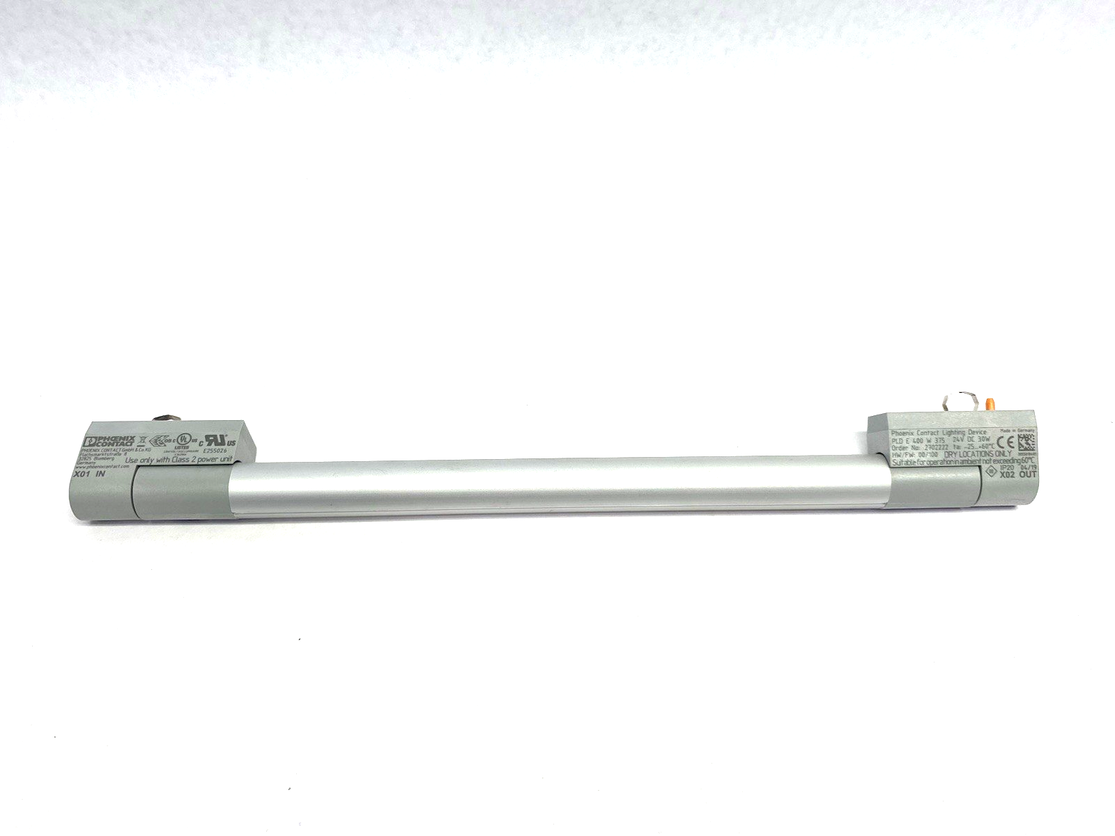 2702222 | Phoenix Contact Enclosure Light Strip PLD E 400 W 375 LED NO DIN CLIPS - Used - Maverick Industrial Sales