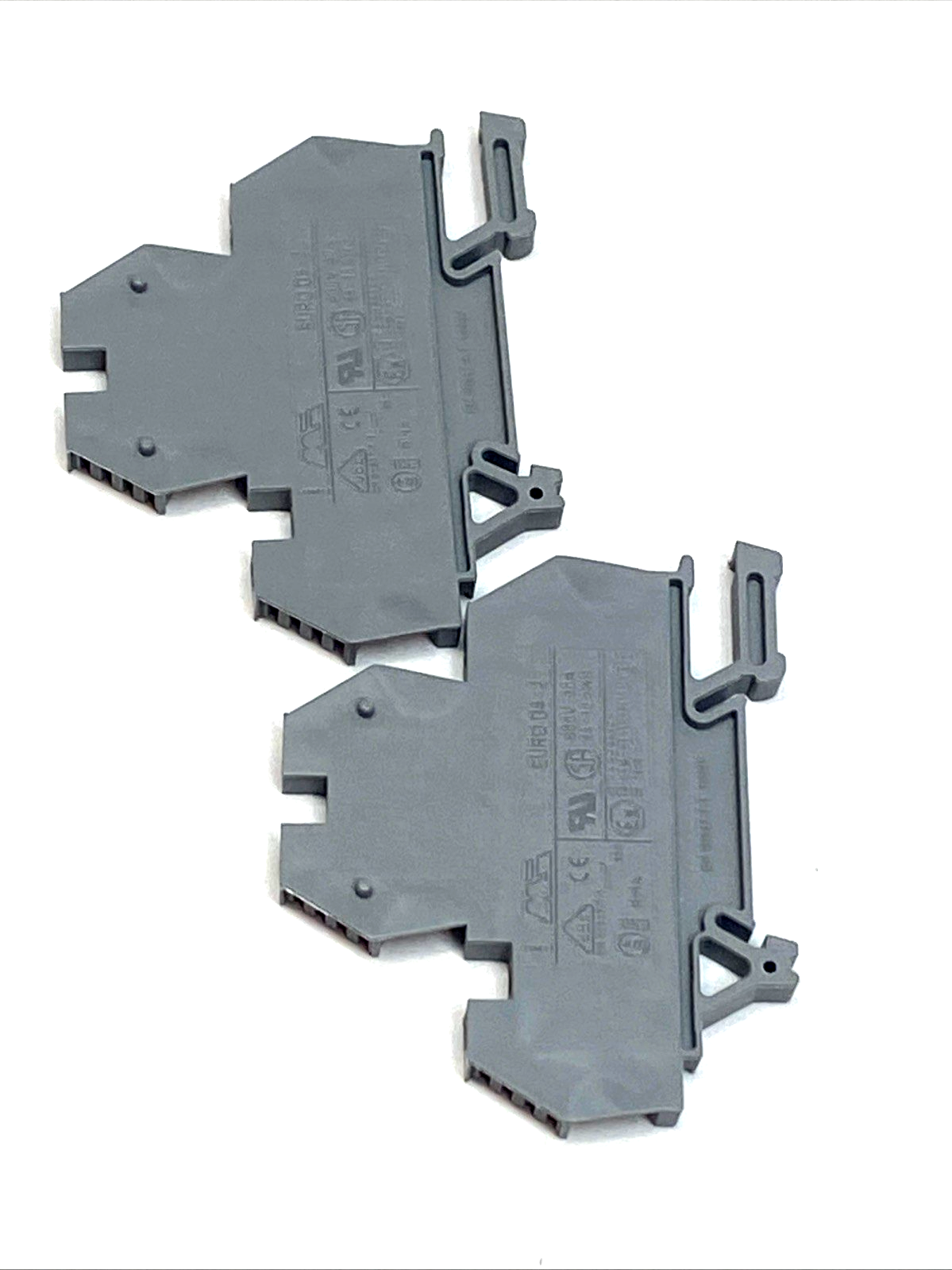 Euro D4-2 | Morsettitalia DIN Rail Terminal Block LOT OF 2 - Used - Maverick Industrial Sales