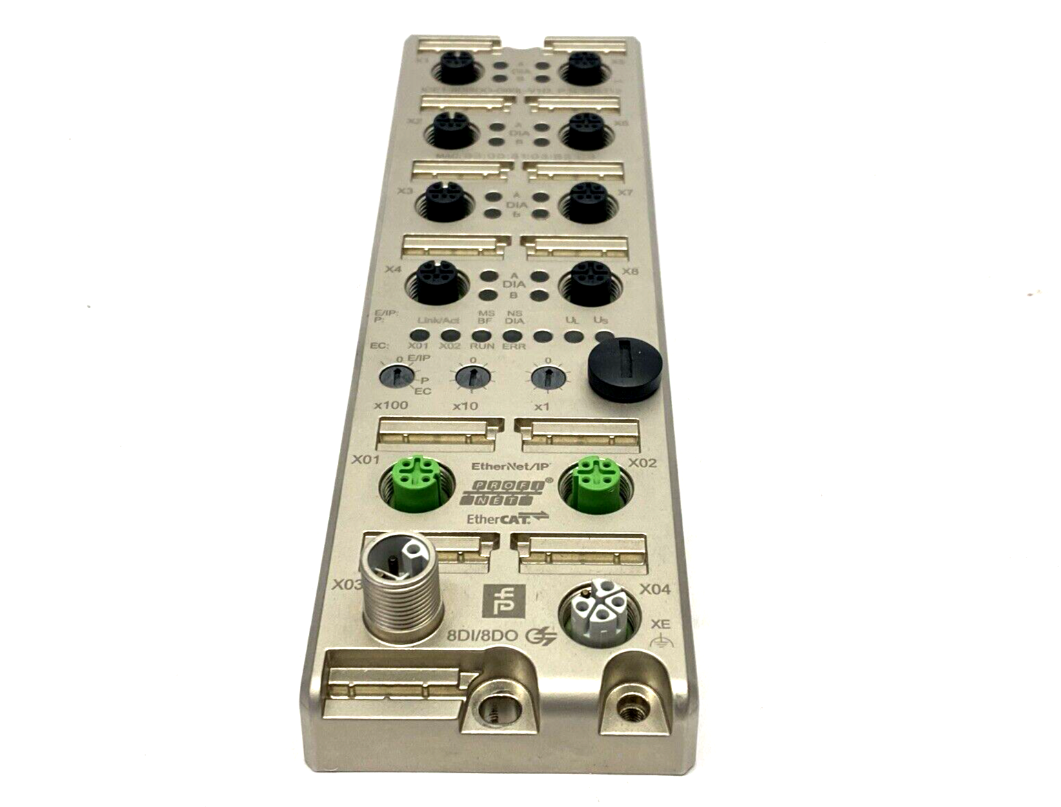 Pepperl+Fuchs ICE1-8DI8DO-G60L-V1D EtherNet/IP Profinet Fieldbus Module 295312 - Maverick Industrial Sales