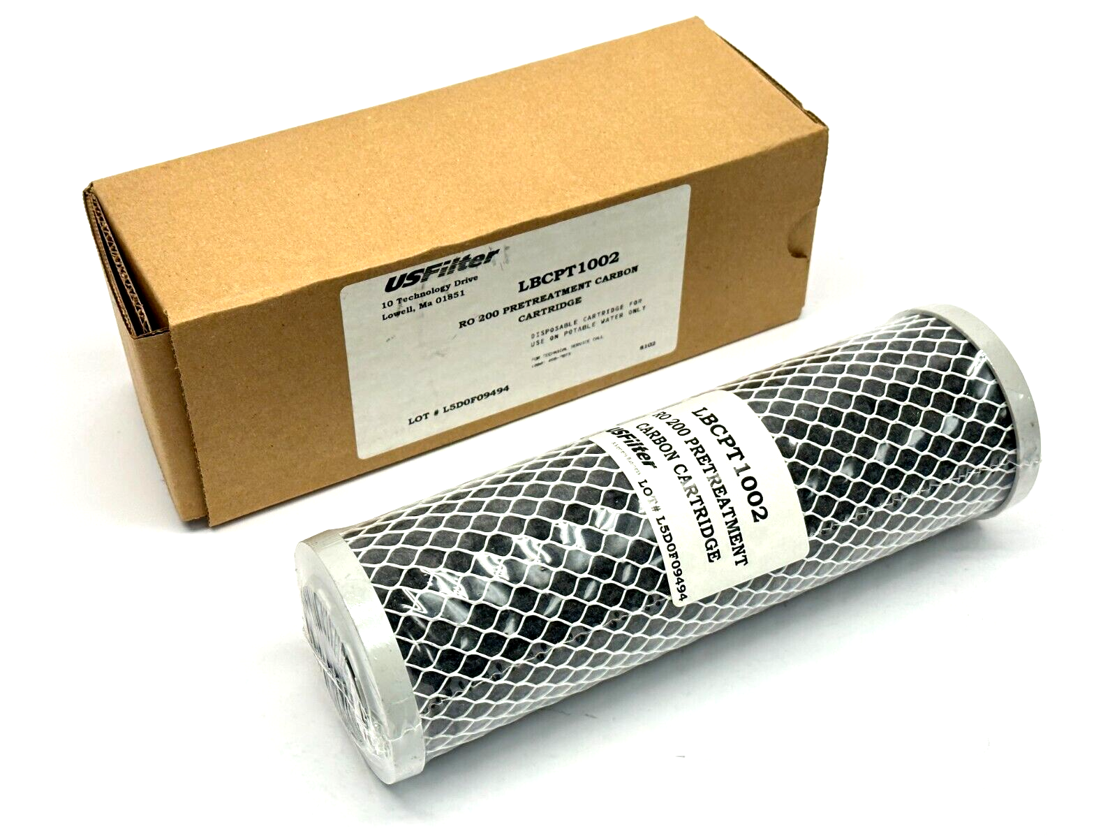 US Filter LBCPT1002 RO 200 Pretreatment Carbon Cartridge - Maverick Industrial Sales