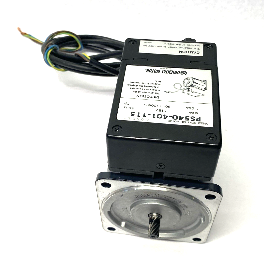 Oriental Motor PS540-401-115 Speed Control Motor 40W 115V 90~1700rpm - Maverick Industrial Sales