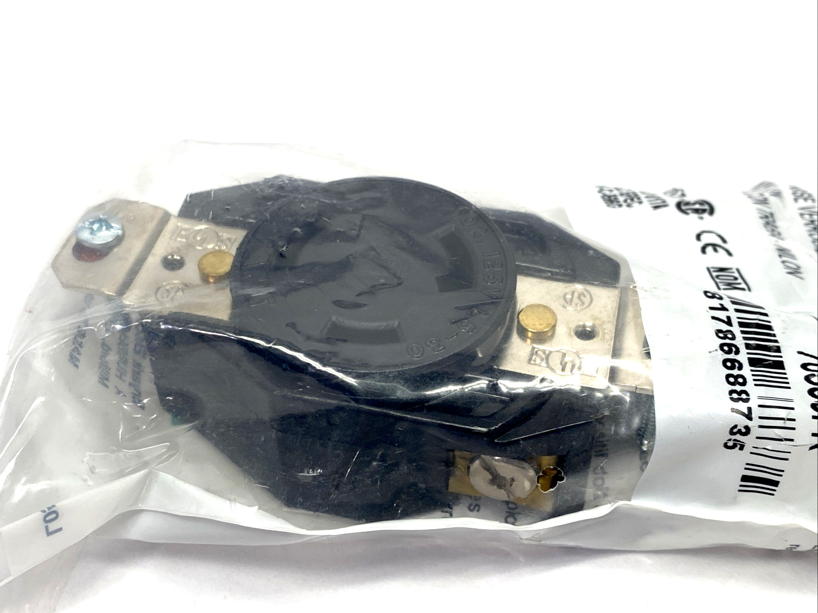 70530FR | Bryant Locking Flush Receptacle, 30A 125V, 2-Pole L5-30R LOT OF 2 - New - Maverick Industrial Sales