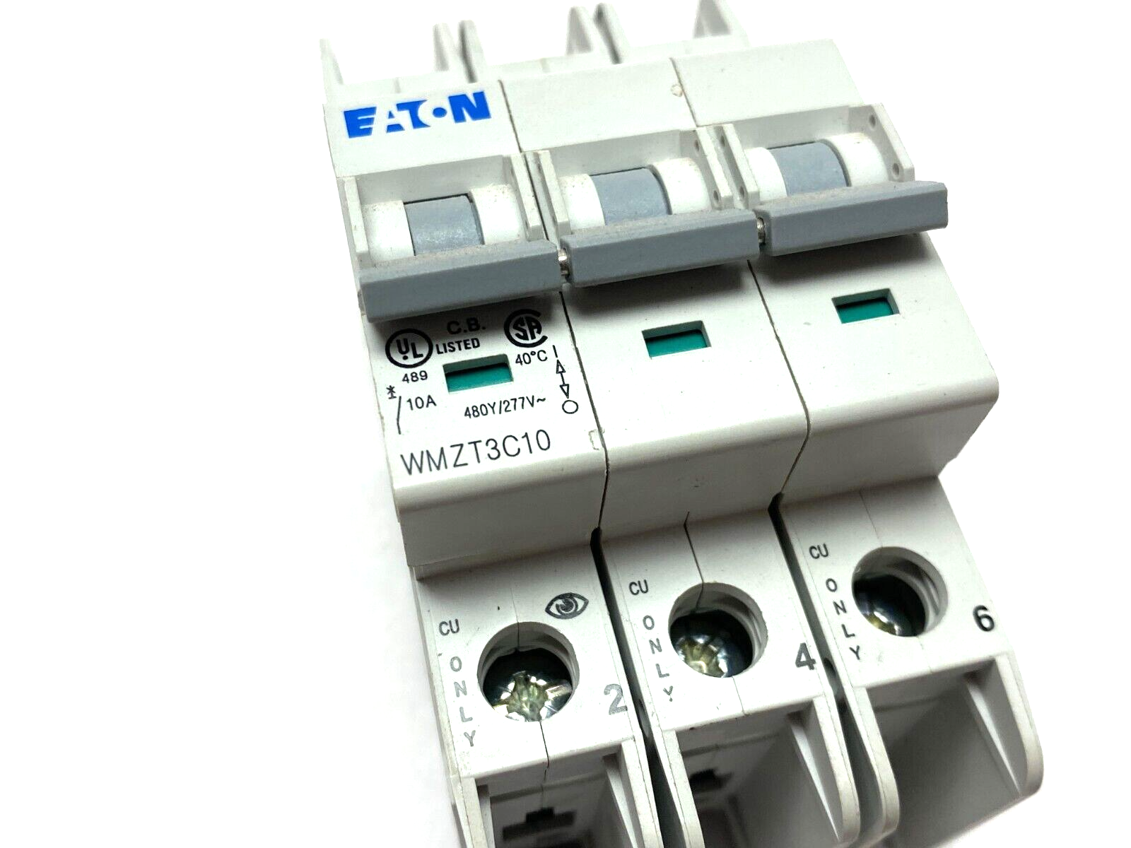Eaton WMZT3C10 Circuit Breaker 3-Pole 10A 480Y/277V - Maverick Industrial Sales