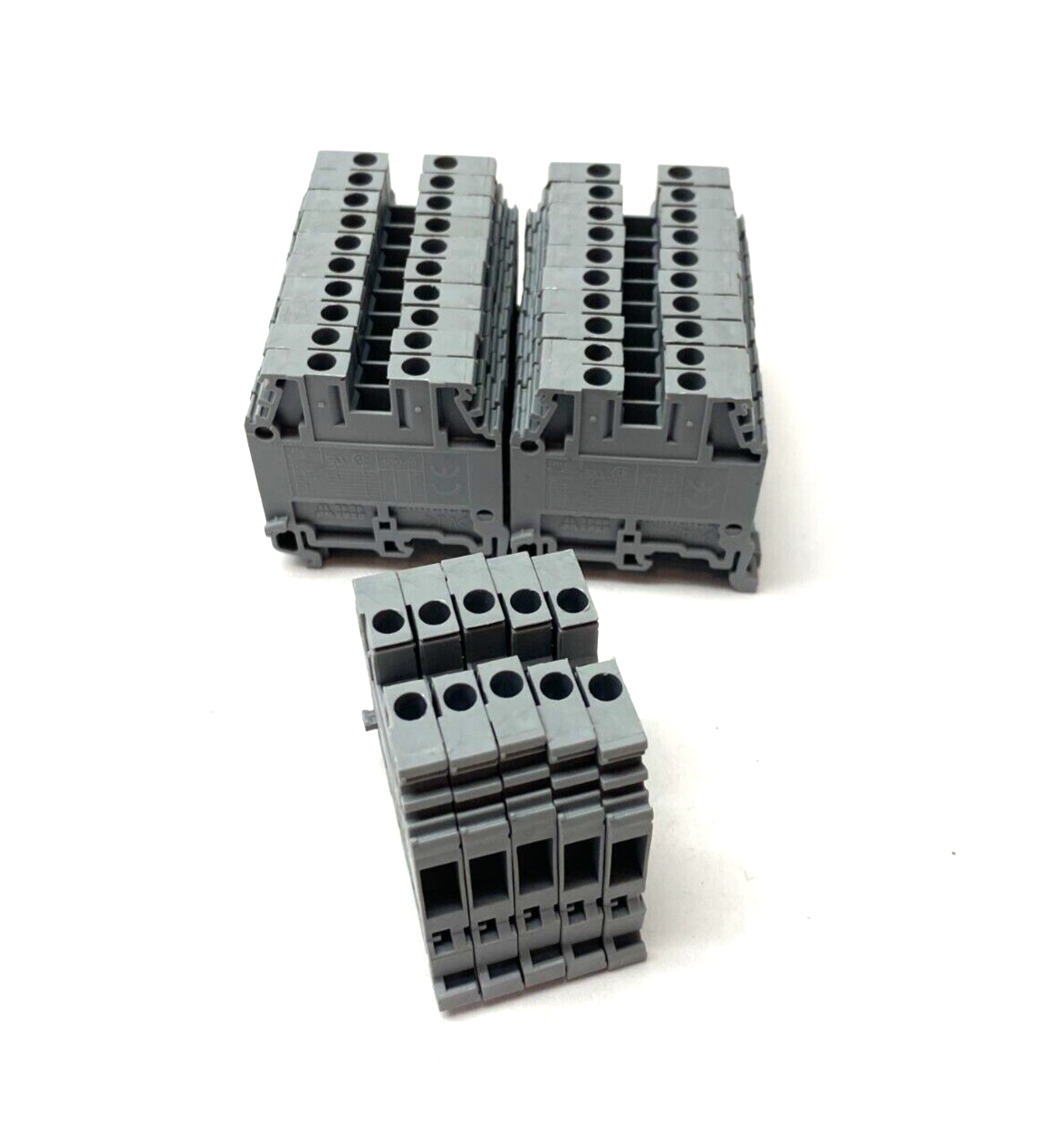 ABB Entrelec 1SNA115116R0700 Feed-Through Modular Terminal Block Gray LOT OF 25 - Maverick Industrial Sales