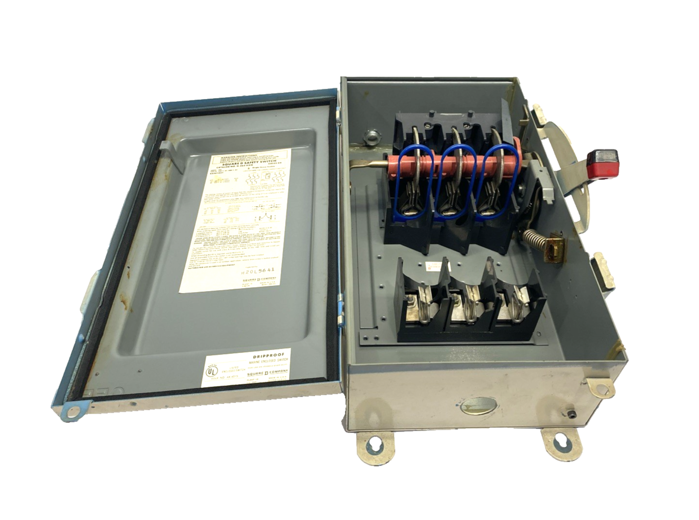 | Square D H-363AWK 3-Pole Heavy Duty Fusible Safety Switch 100A 600V - Used - Maverick Industrial Sales